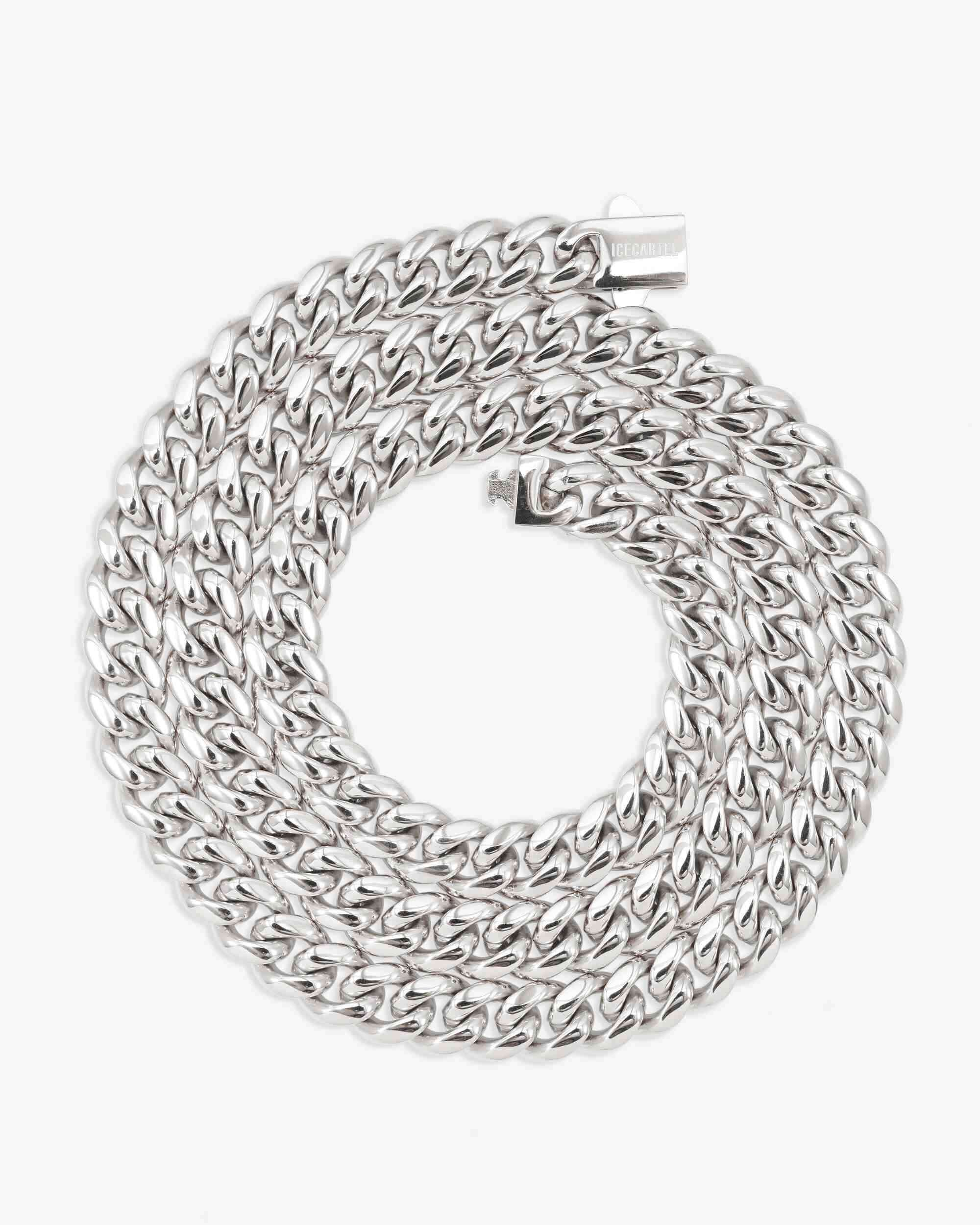 8MM Cuban Link Chain Silver (view 5 of 5)