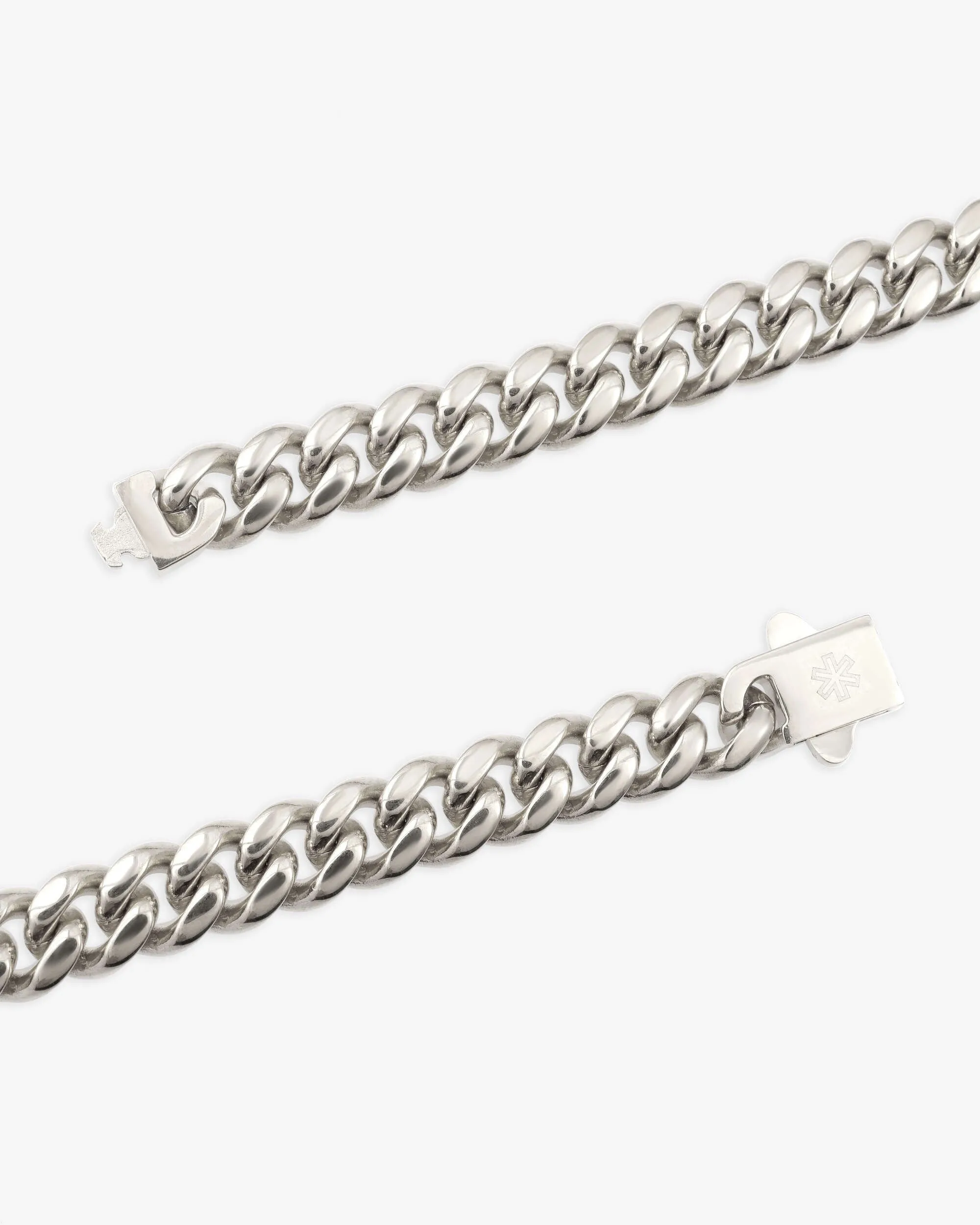 8MM Cuban Link Chain Solid 925 Silver (view 3 of 4)
