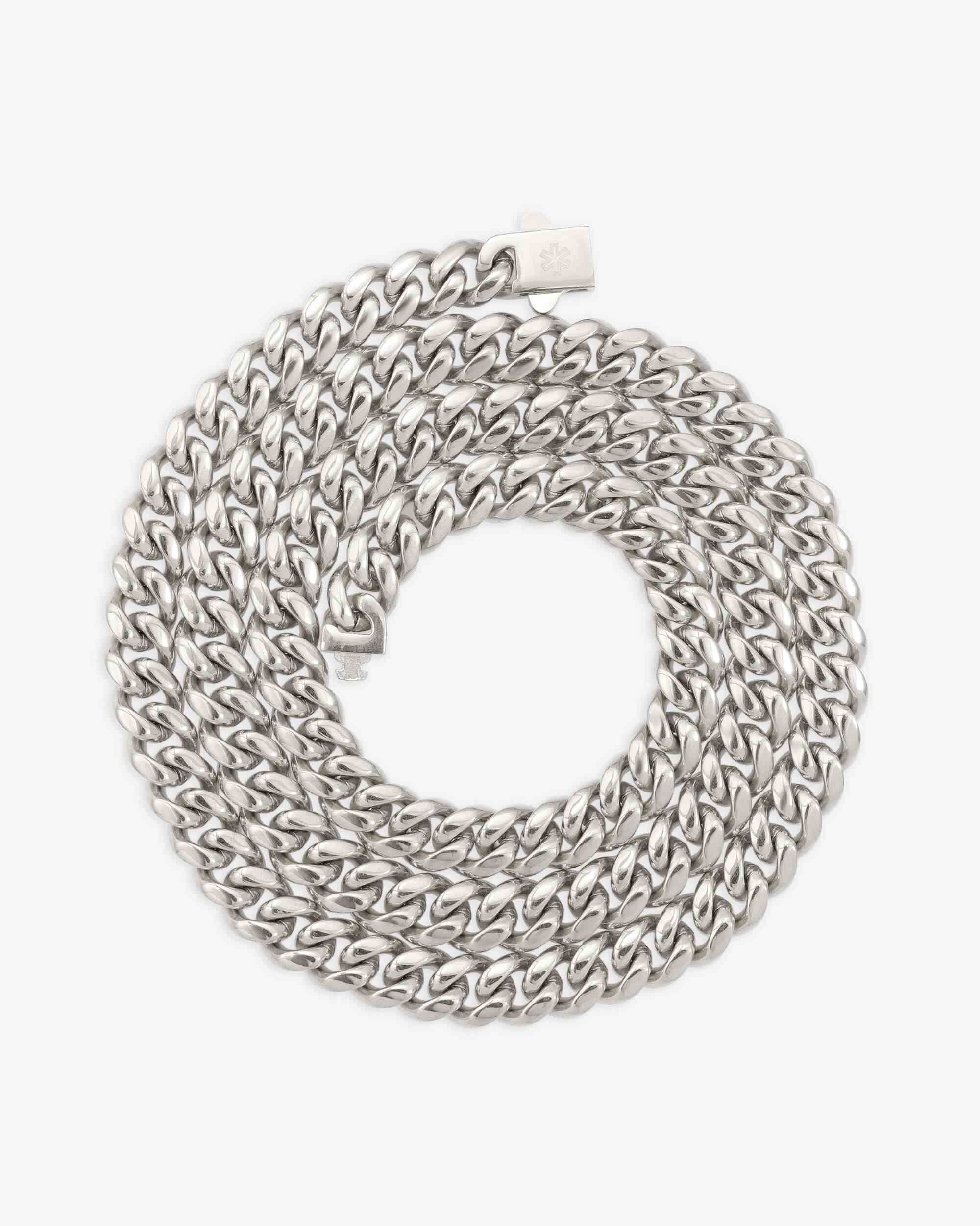 8MM Cuban Link Chain Solid 925 Silver (view 4 of 4)