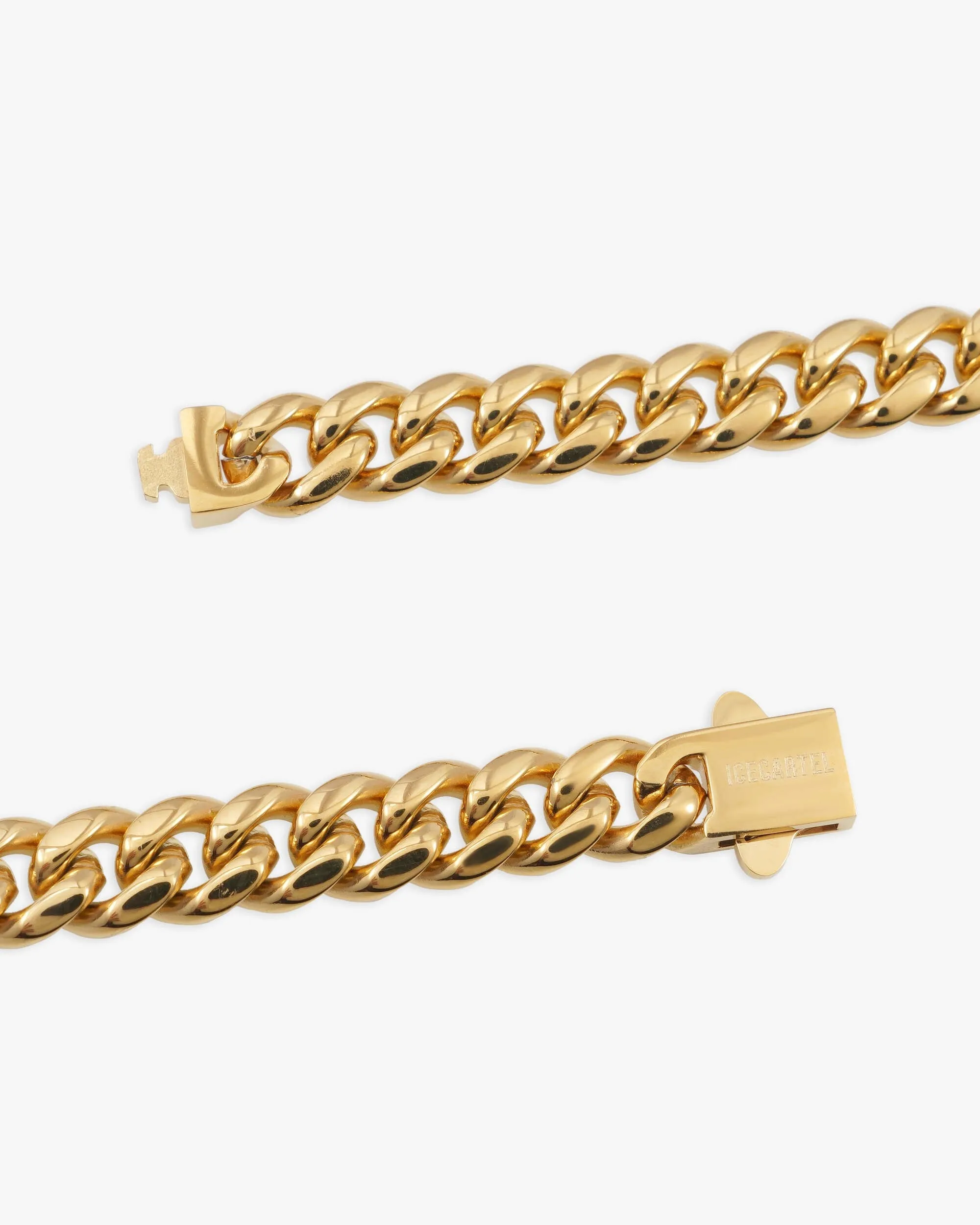8MM Cuban Link Chain 14K Gold (view 4 of 5)