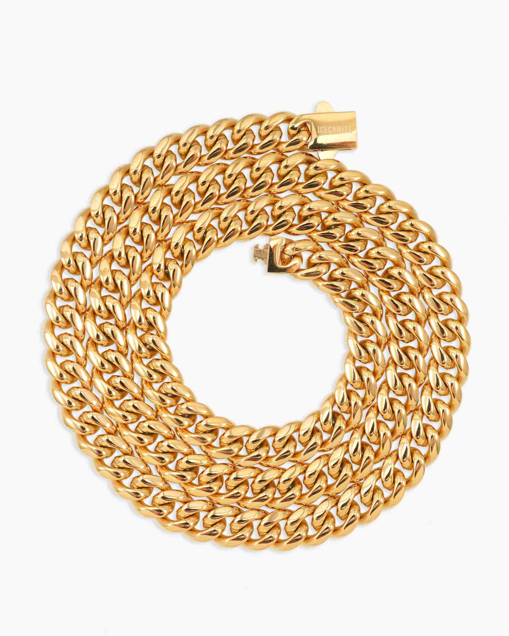 8MM Cuban Link Chain 14K Gold (view 5 of 5)