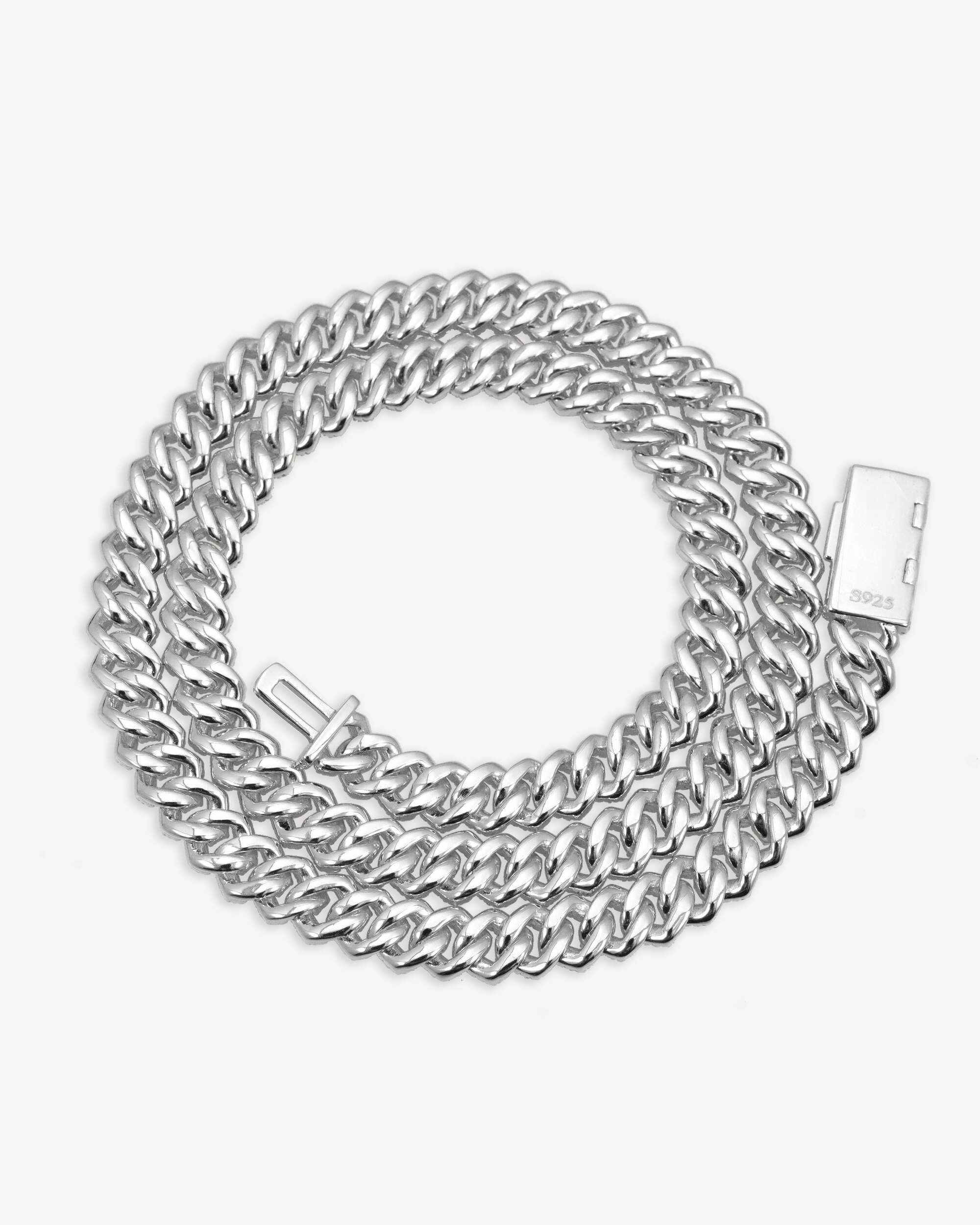 8MM Moissanite Prong Cuban Link Chain 14K Gold (view 7 of 7)