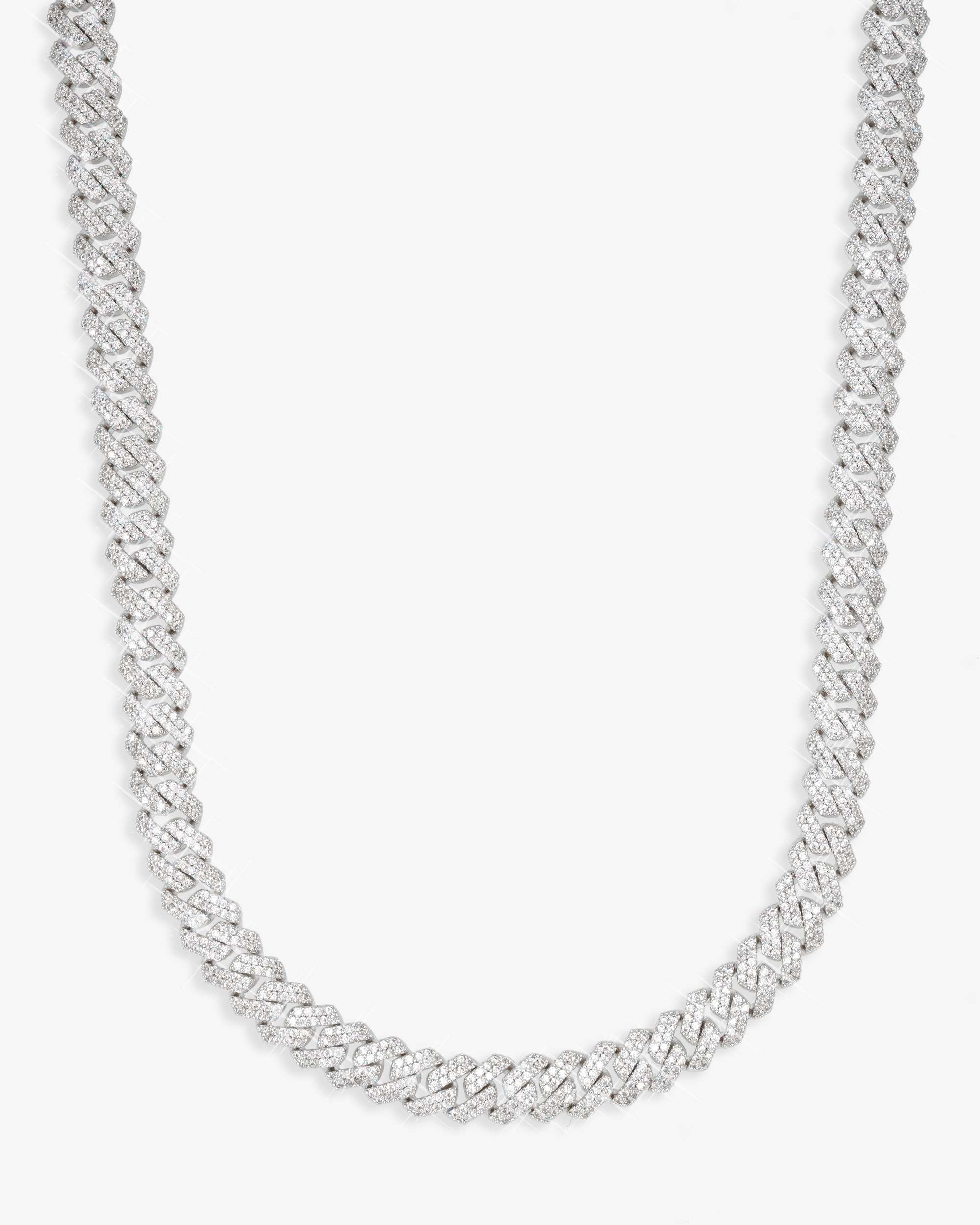 8MM Iced Out VVS Cuban Link Chain and Bracelet Bundle 14K Gold (view 7 of 15)