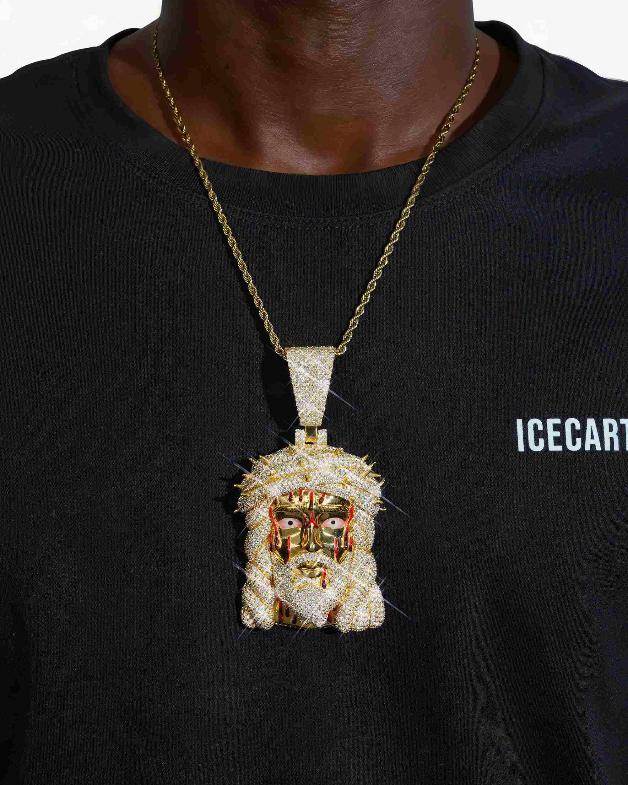 Blood Jesus Piece 14K Gold - pendant (view 7 of 15)