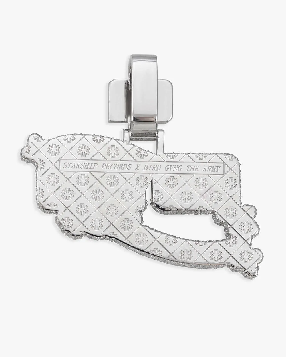 "CEO YANO" Custom Diamond Pendant 14K Gold (view 2 of 2)