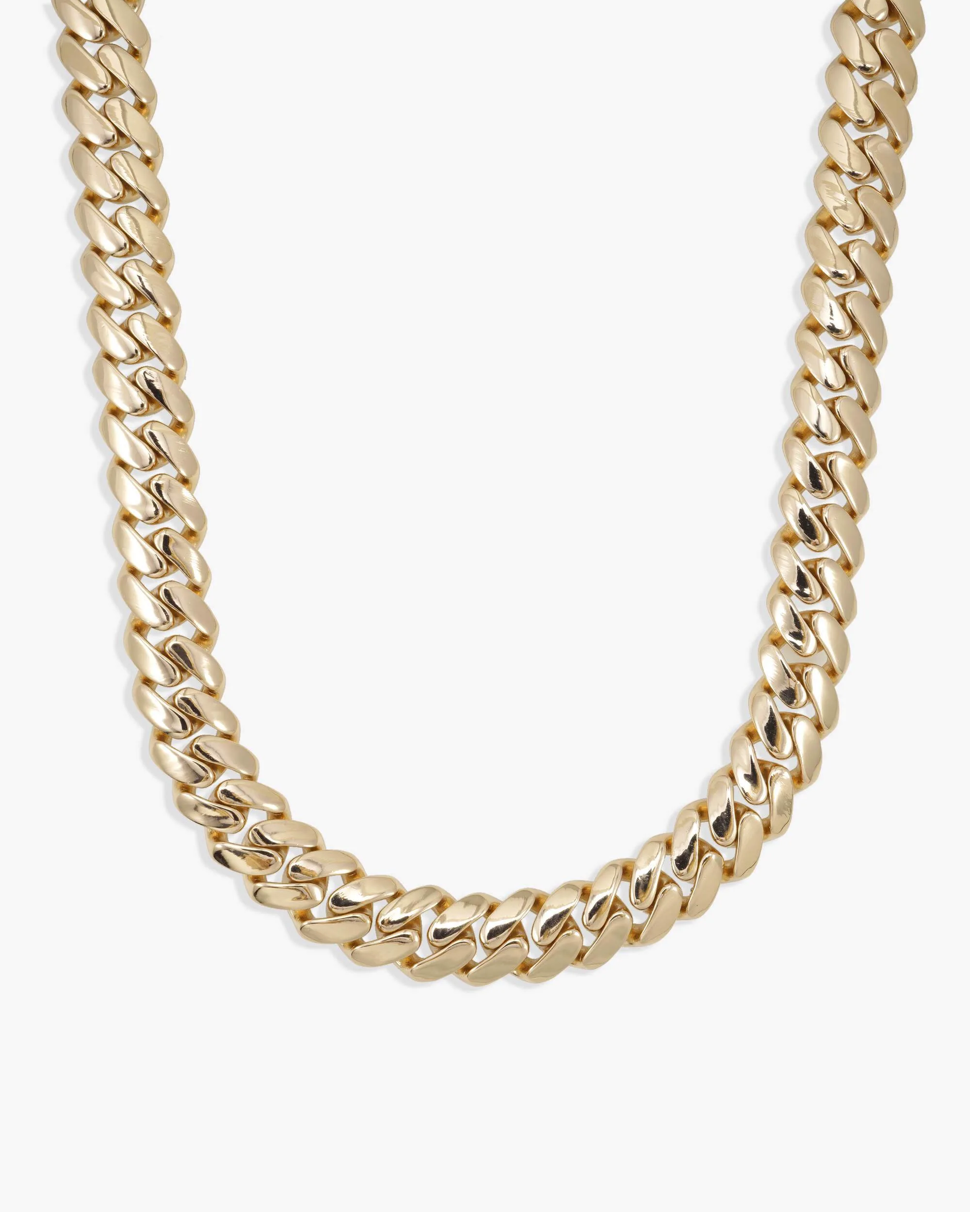 CUSTOM CLASP 12MM Moissanite Miami Cuban Link Chain 14K Gold (view 11 of 14)