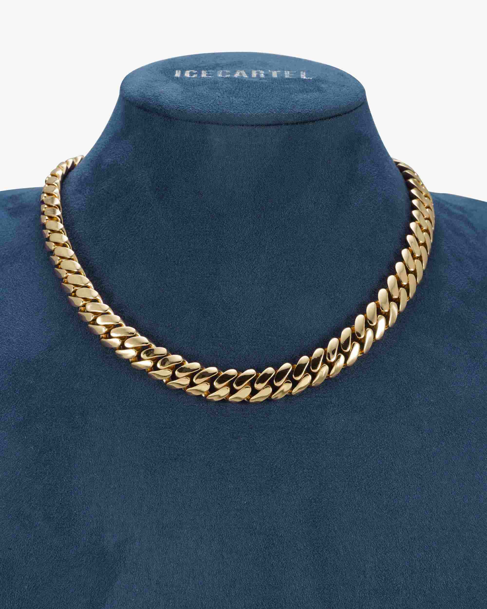 CUSTOM CLASP 12MM Moissanite Miami Cuban Link Chain 14K Gold (view 14 of 14)