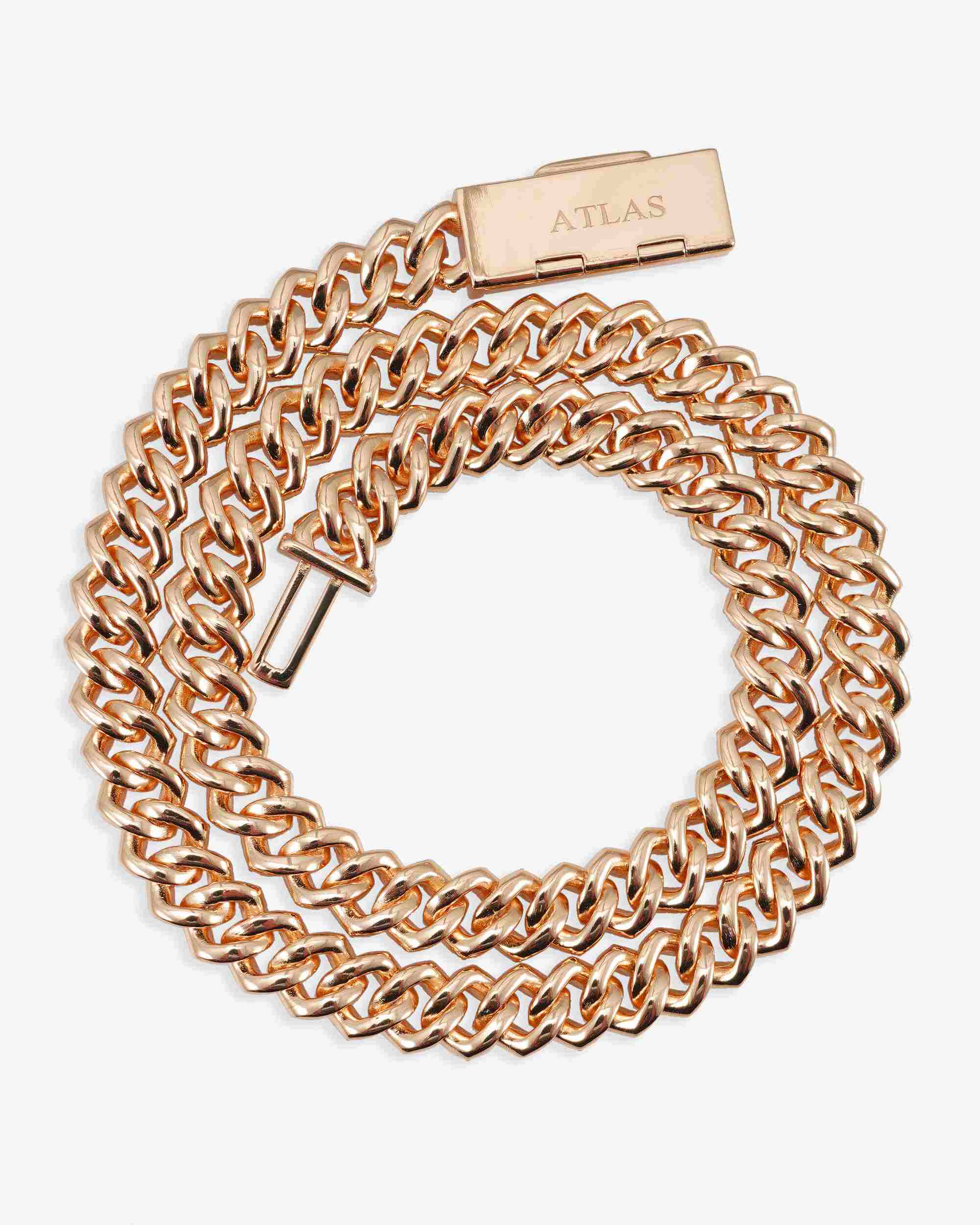 CUSTOM CLASP 2-Row 10MM Moissanite Cuban Link Chain 14K Gold (view 19 of 19)
