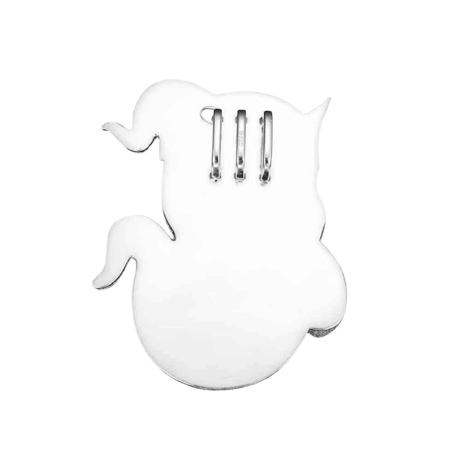 Custom Ghost Pendant 14K Gold (view 2 of 2)