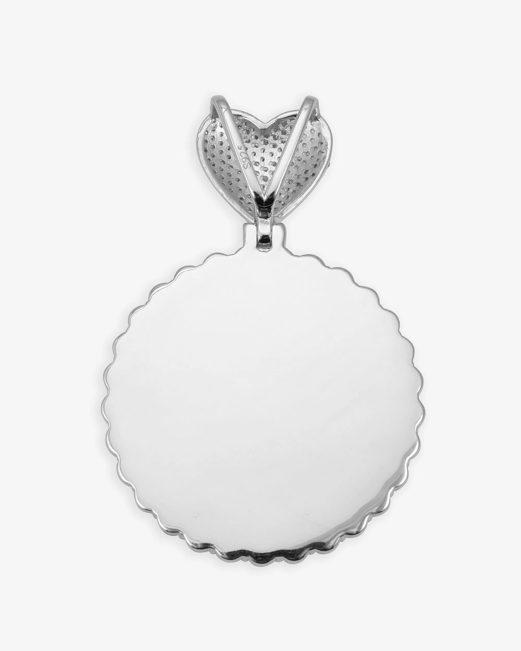 Custom Moissanite Photo Pendant 14K Gold (view 3 of 13)