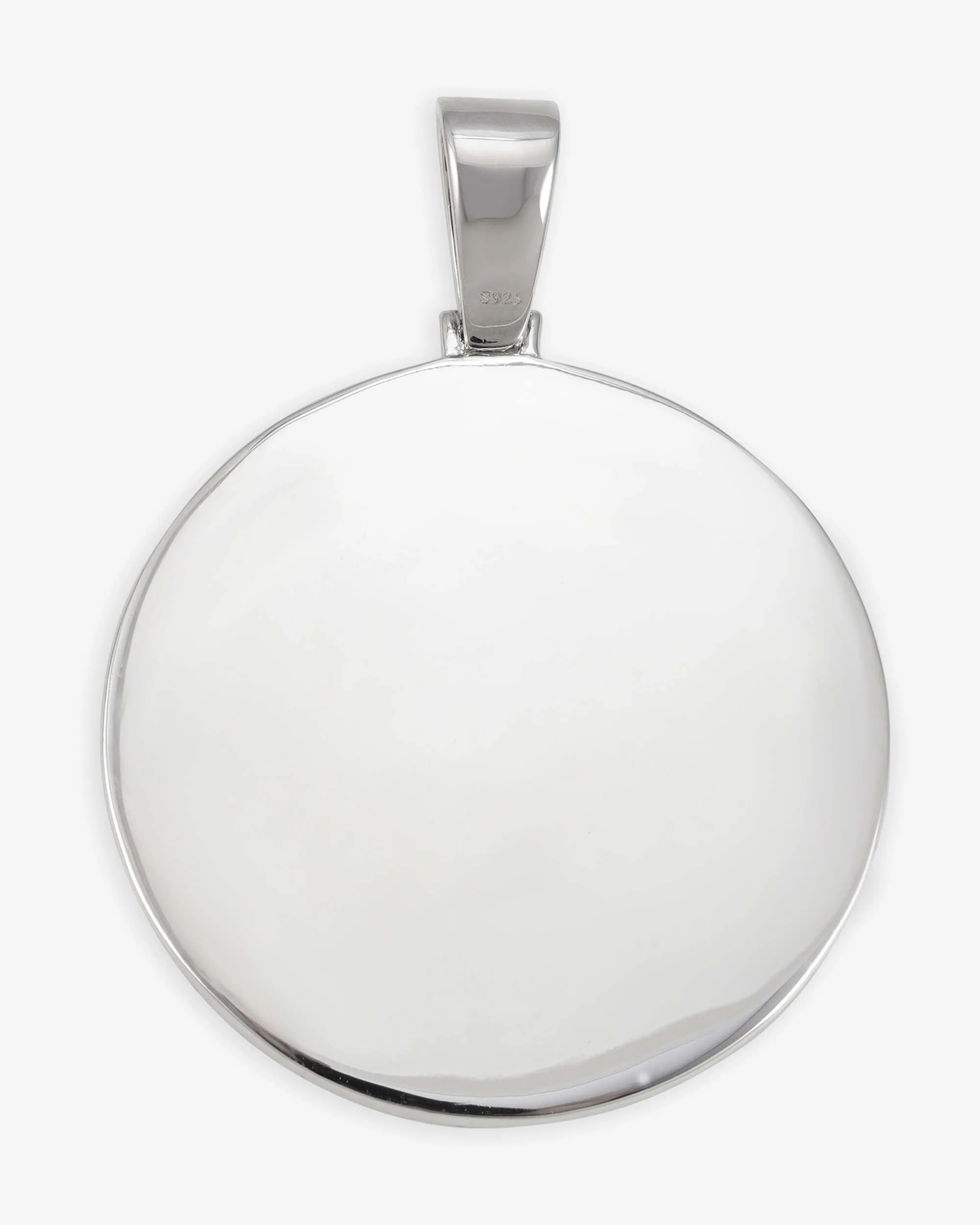 Custom Moissanite Picture Pendant 14K Gold (view 3 of 4)