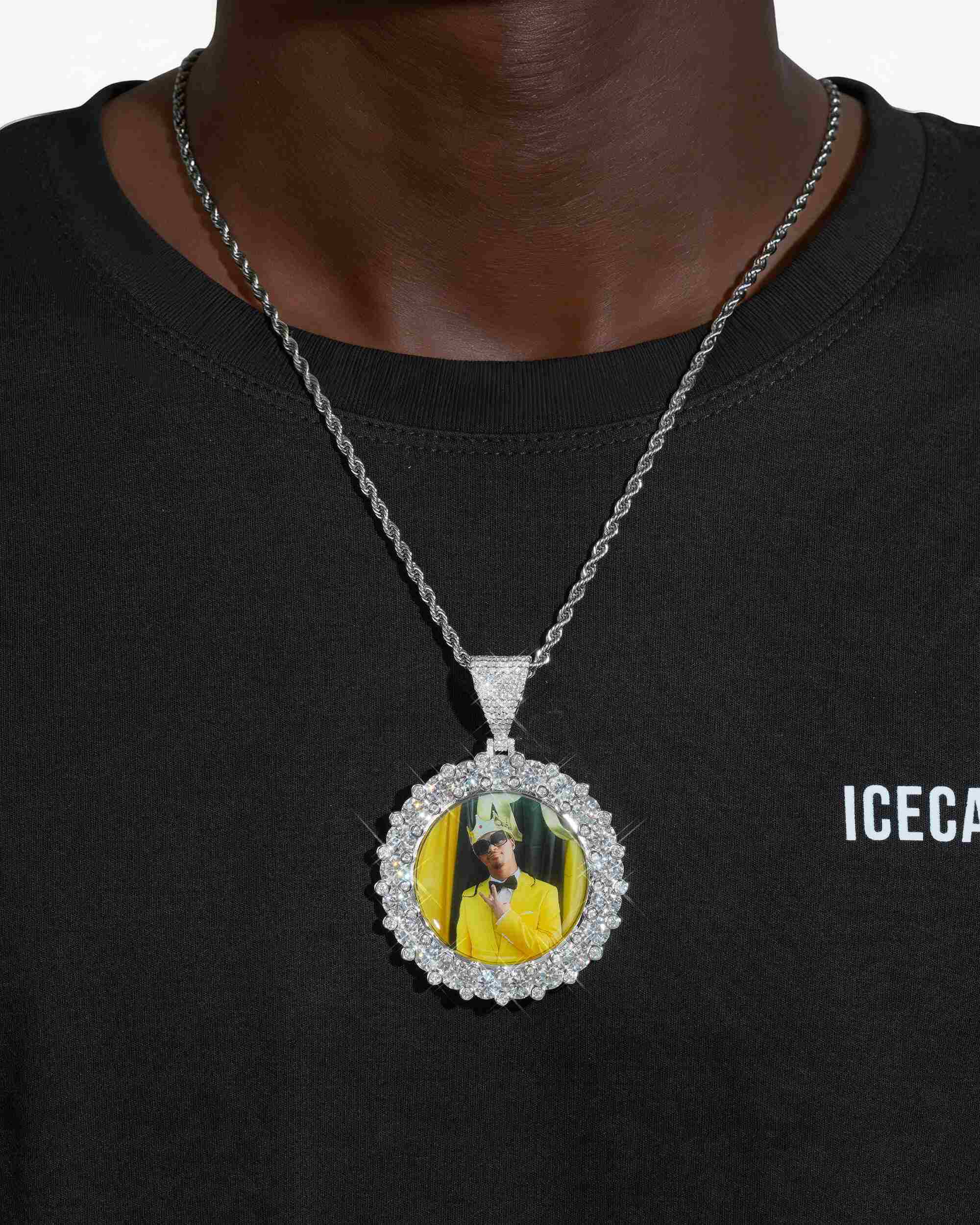 Custom Picture Pendant 14K Gold (view 2 of 12)