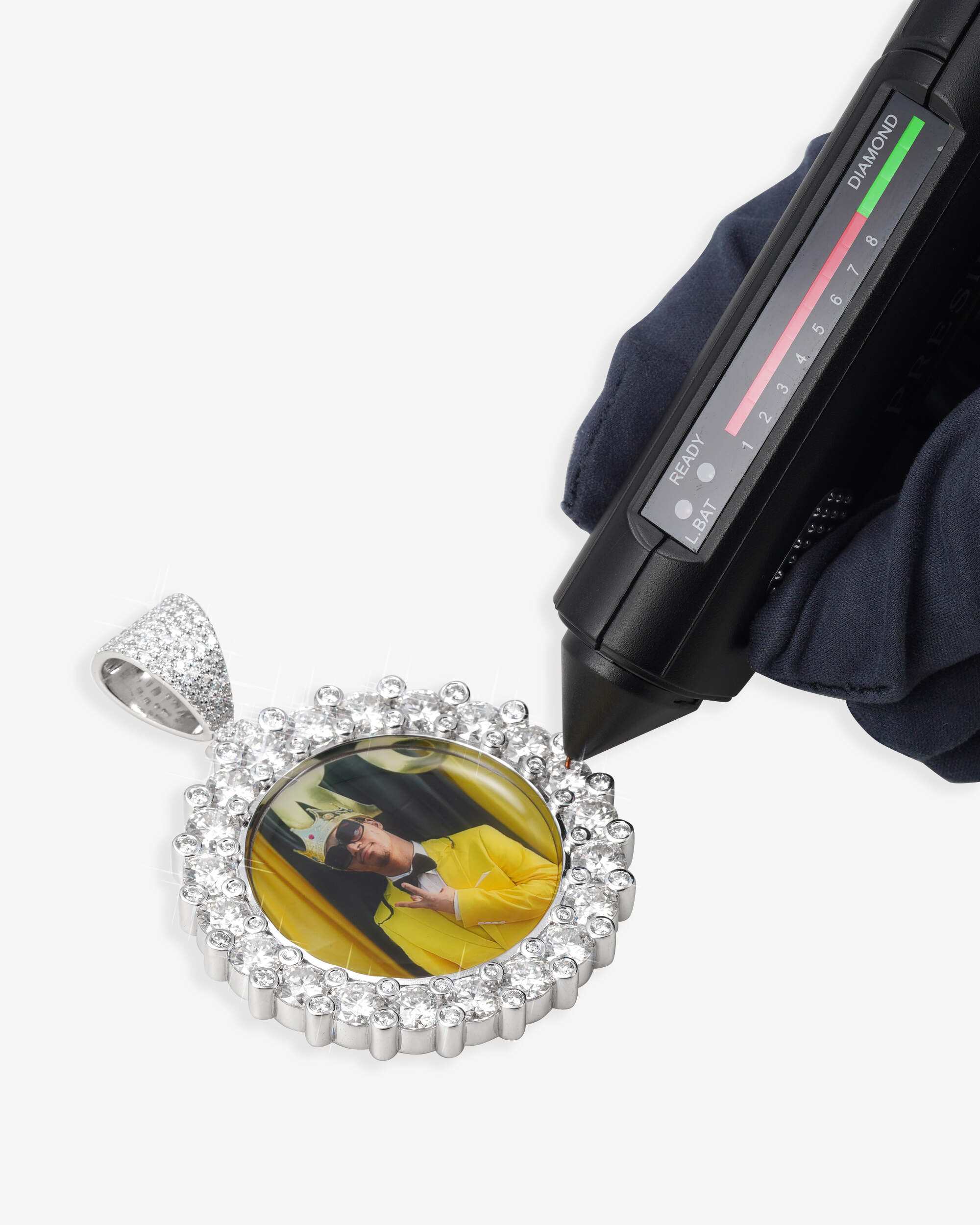 Custom Picture Pendant 14K Gold (view 4 of 12)