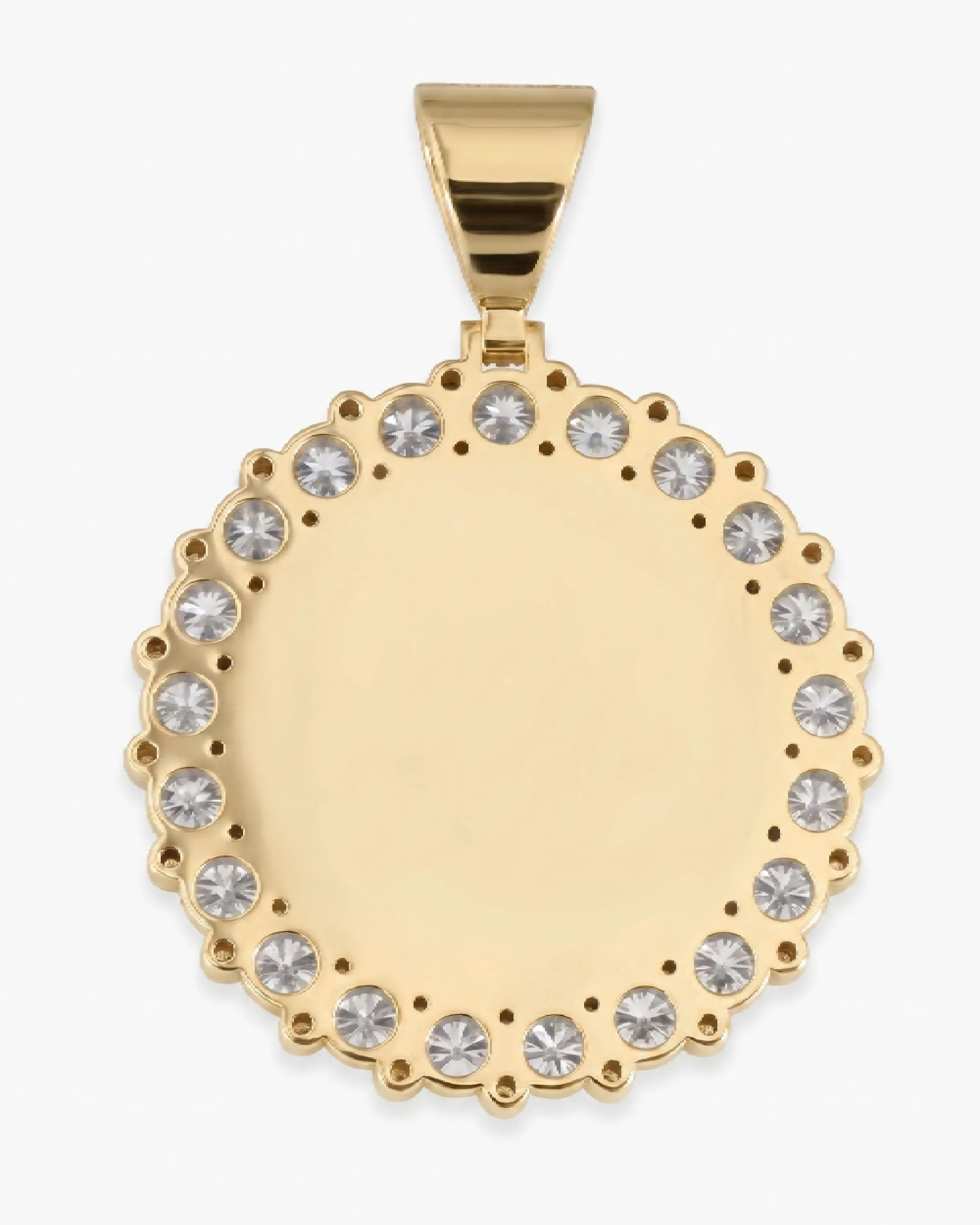 Custom Picture Pendant 14K Gold (view 7 of 12)
