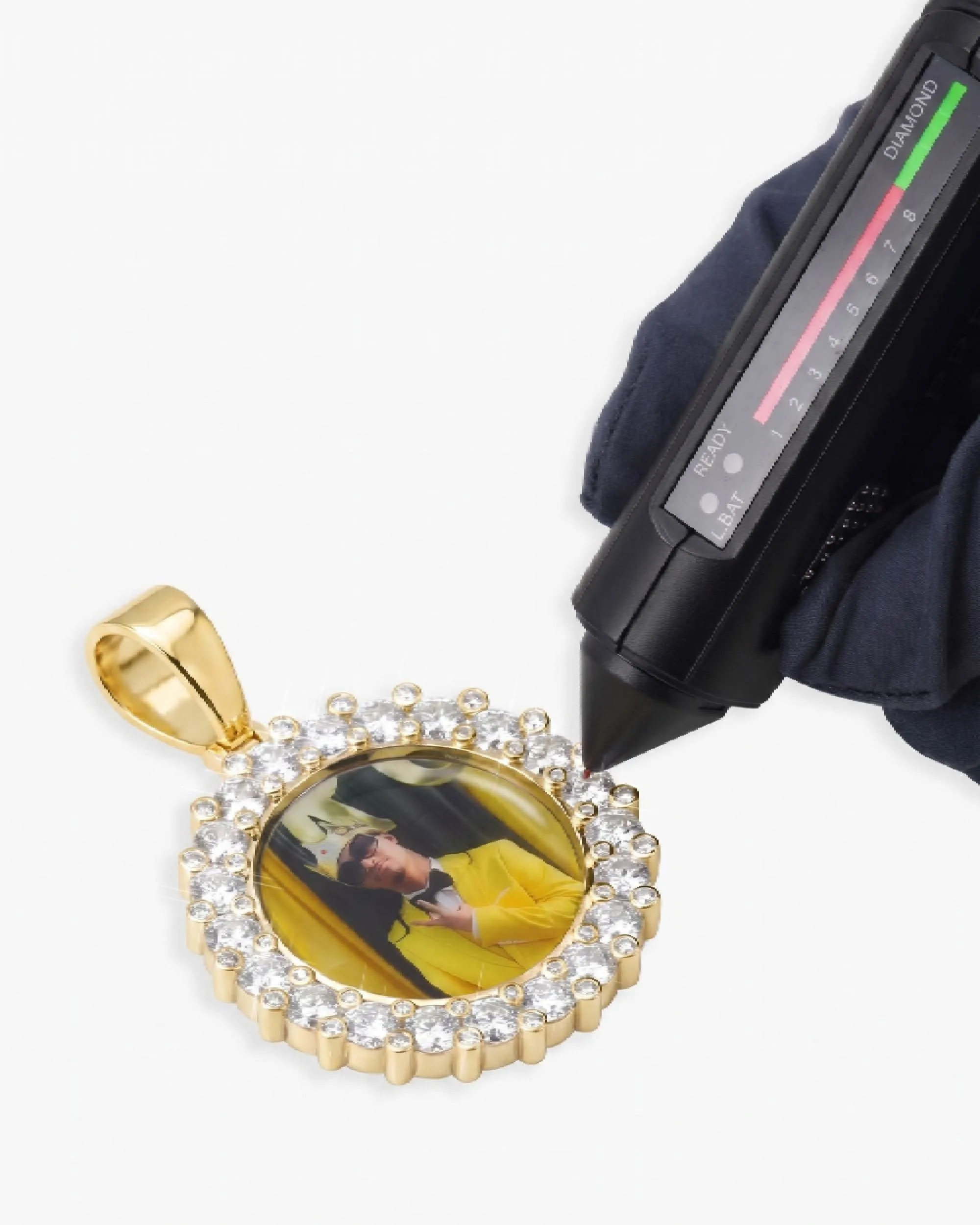 Custom Picture Pendant 14K Gold (view 8 of 12)