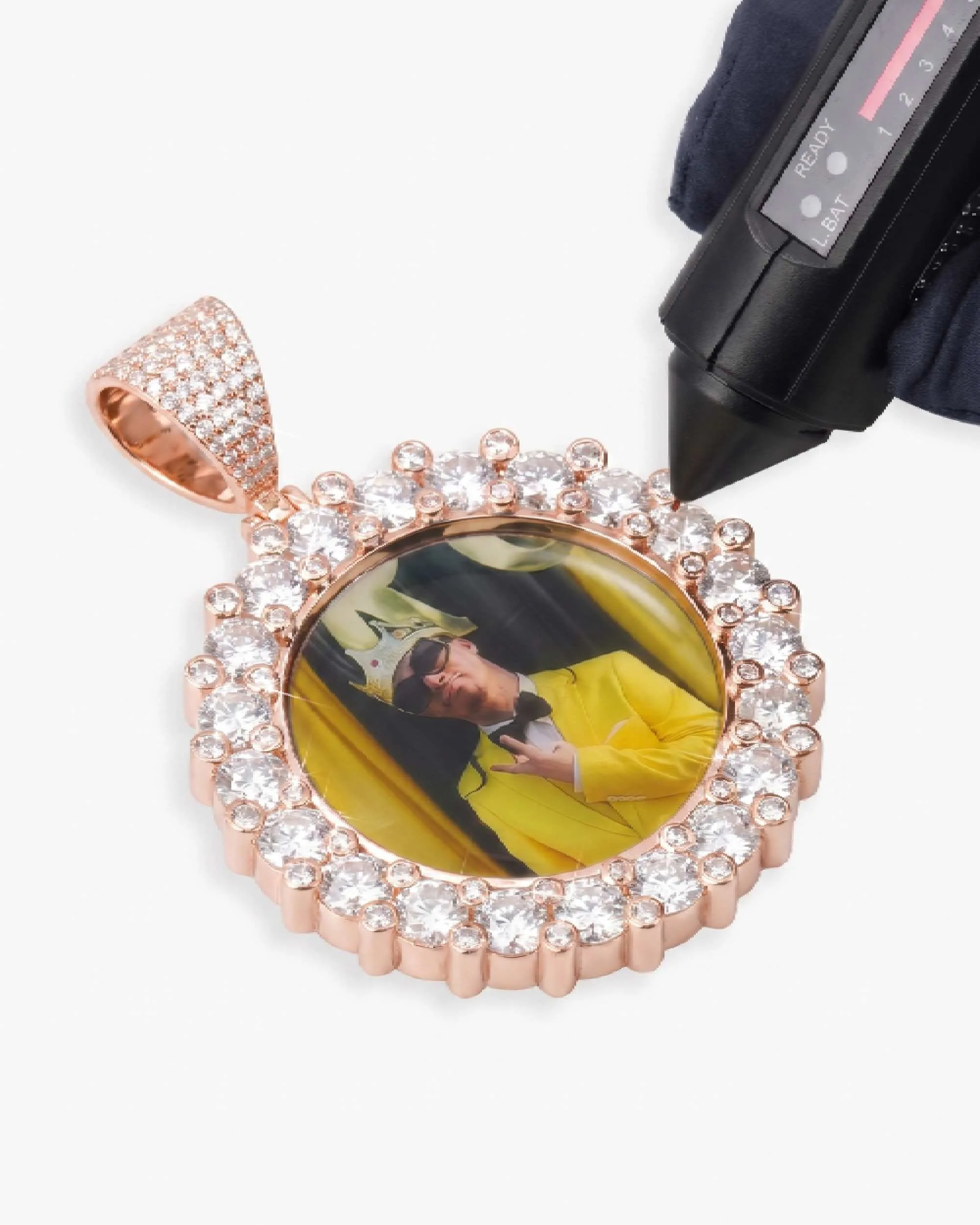 Custom Picture Pendant 14K Gold (view 9 of 12)