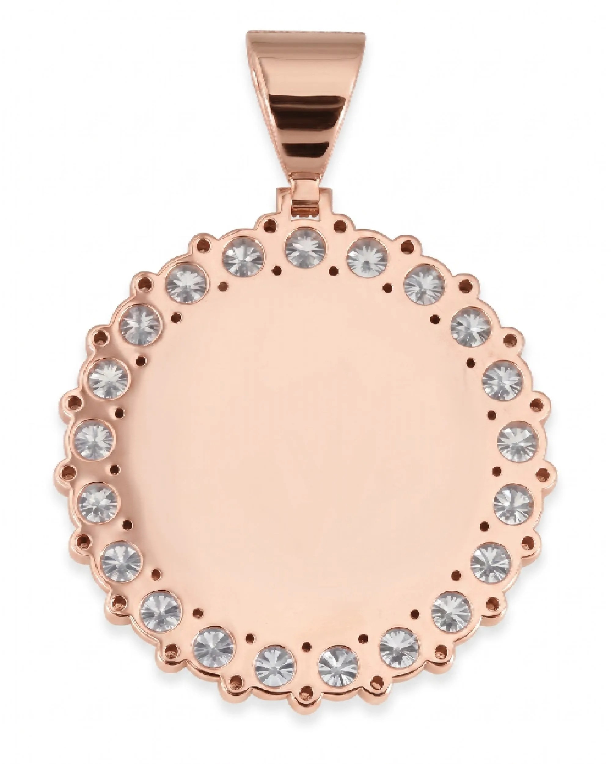 Custom Picture Pendant 14K Gold (view 11 of 12)