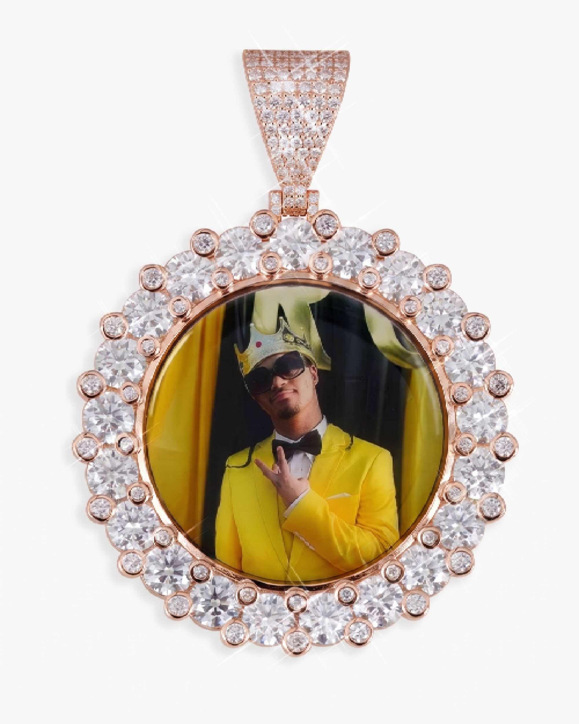 Custom Picture Pendant 14K Gold (view 12 of 12)
