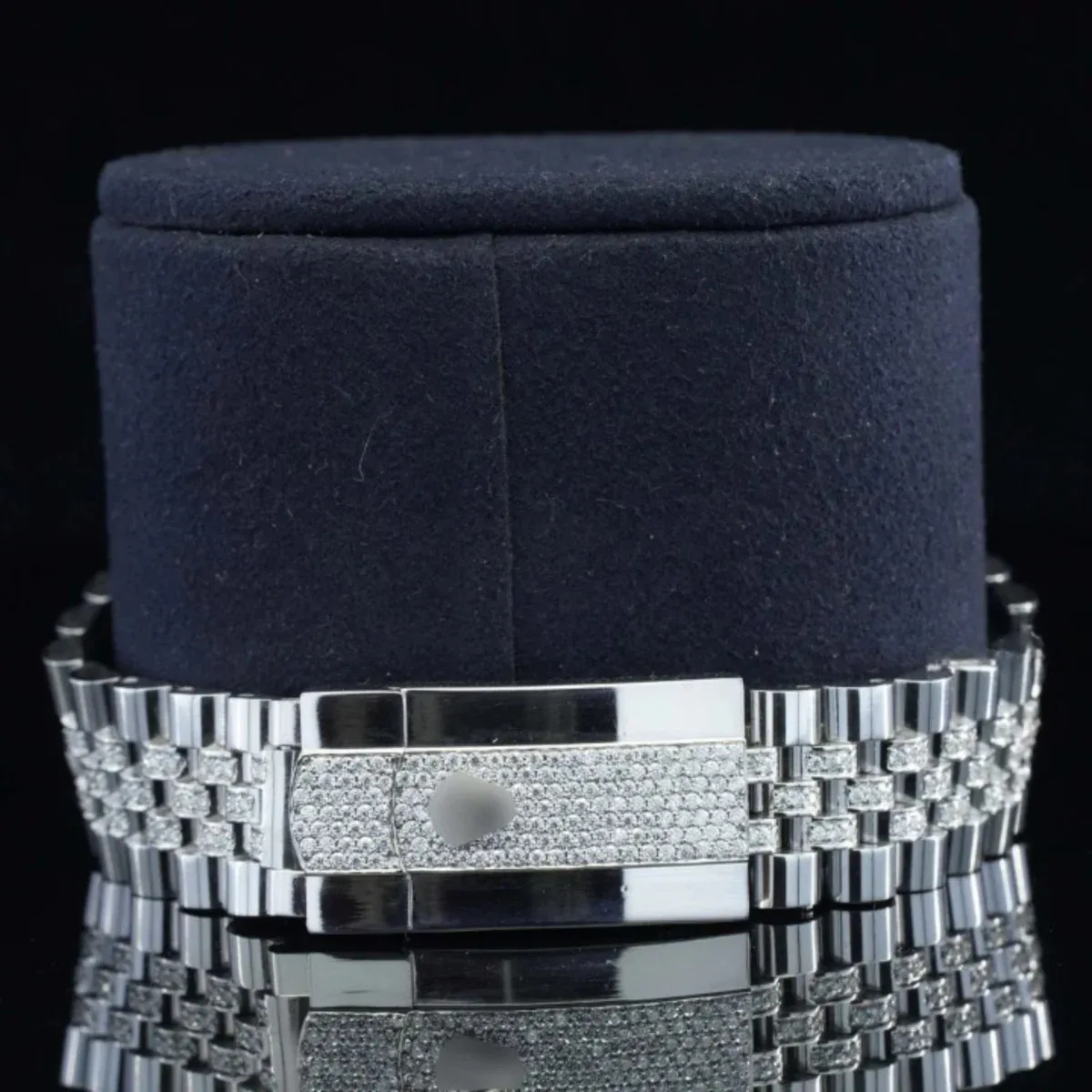 Deluxe Full Body Diamond Iced Out Moissanite Watch For Women (view 5 of 5)