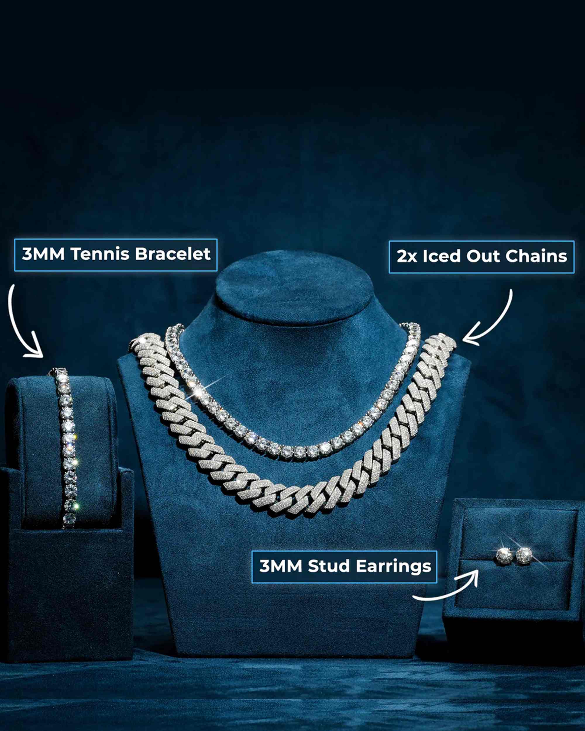 Diamond Essentials Bundle 14K Gold (view 6 of 7)