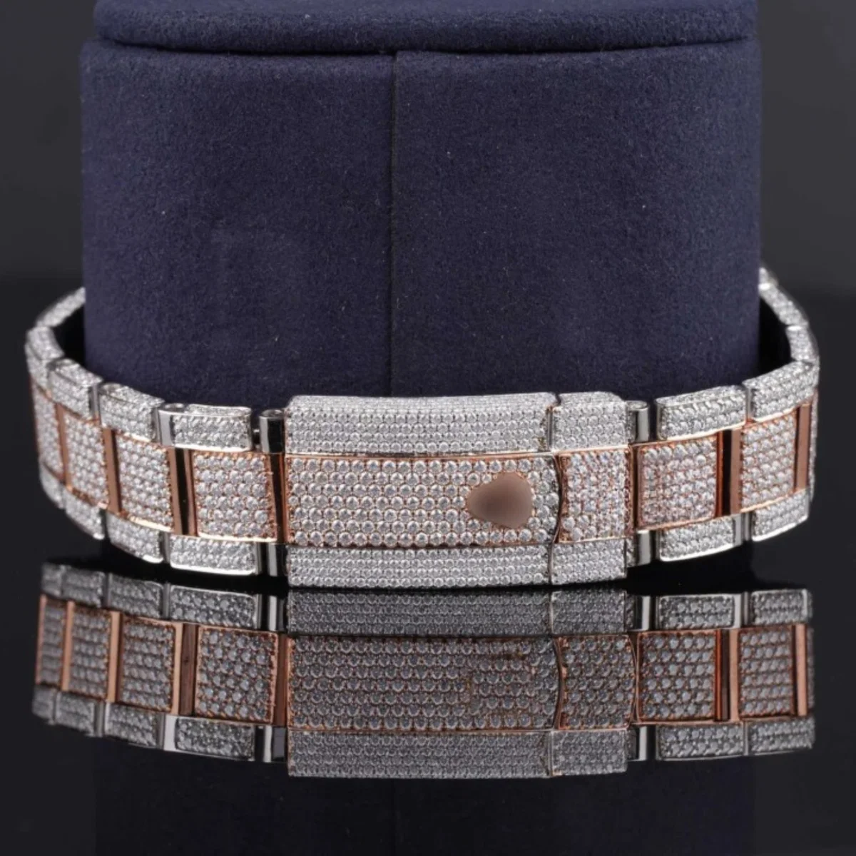 Elegant Look Fully Iced Out Business Style Moissanite Watch (view 6 of 6)