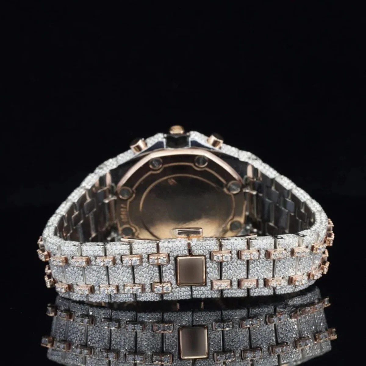 Fabulous Automatic Moissanite Diamond Iced Out Wrist Watch For Men (view 6 of 6)