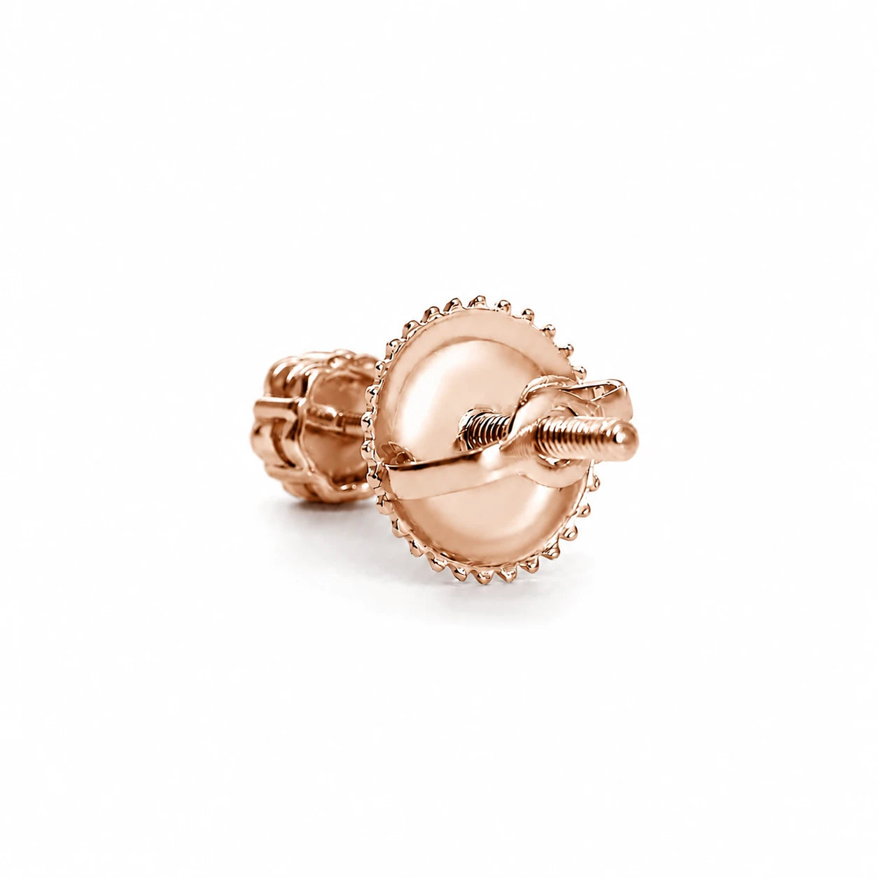 Flower Diamond Studs - earrings in yellow gold (view 9 of 58)
