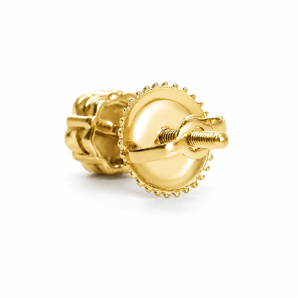 Flower Diamond Studs - earrings in yellow gold (view 12 of 58)