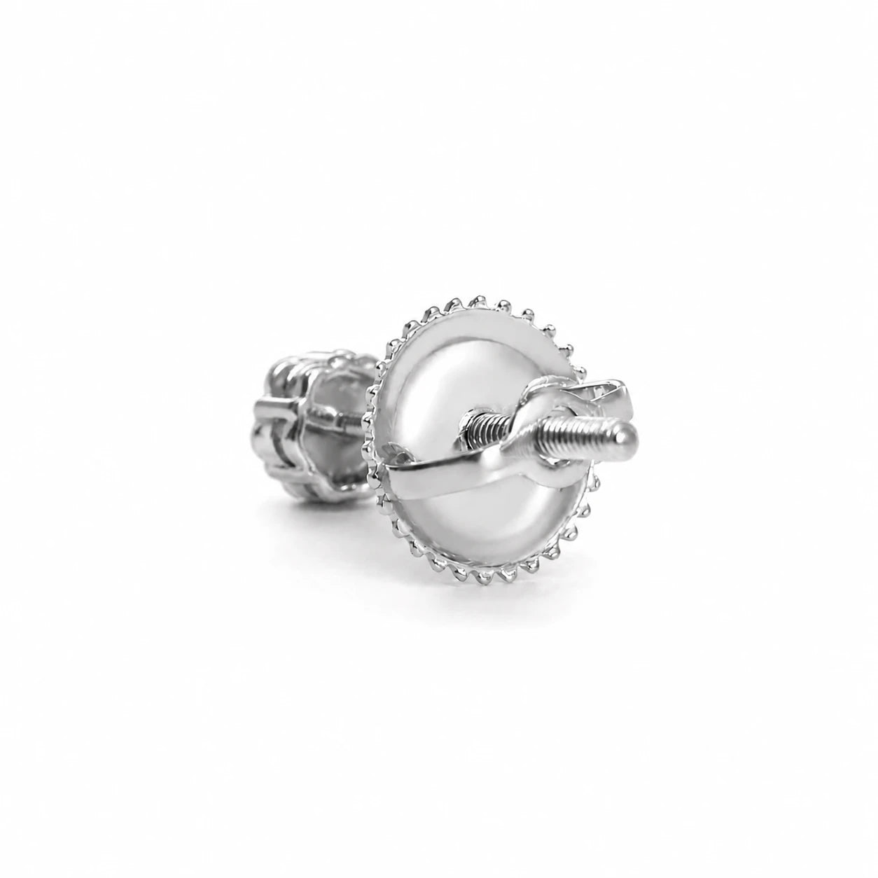 Flower Diamond Studs - earrings in yellow gold (view 6 of 58)