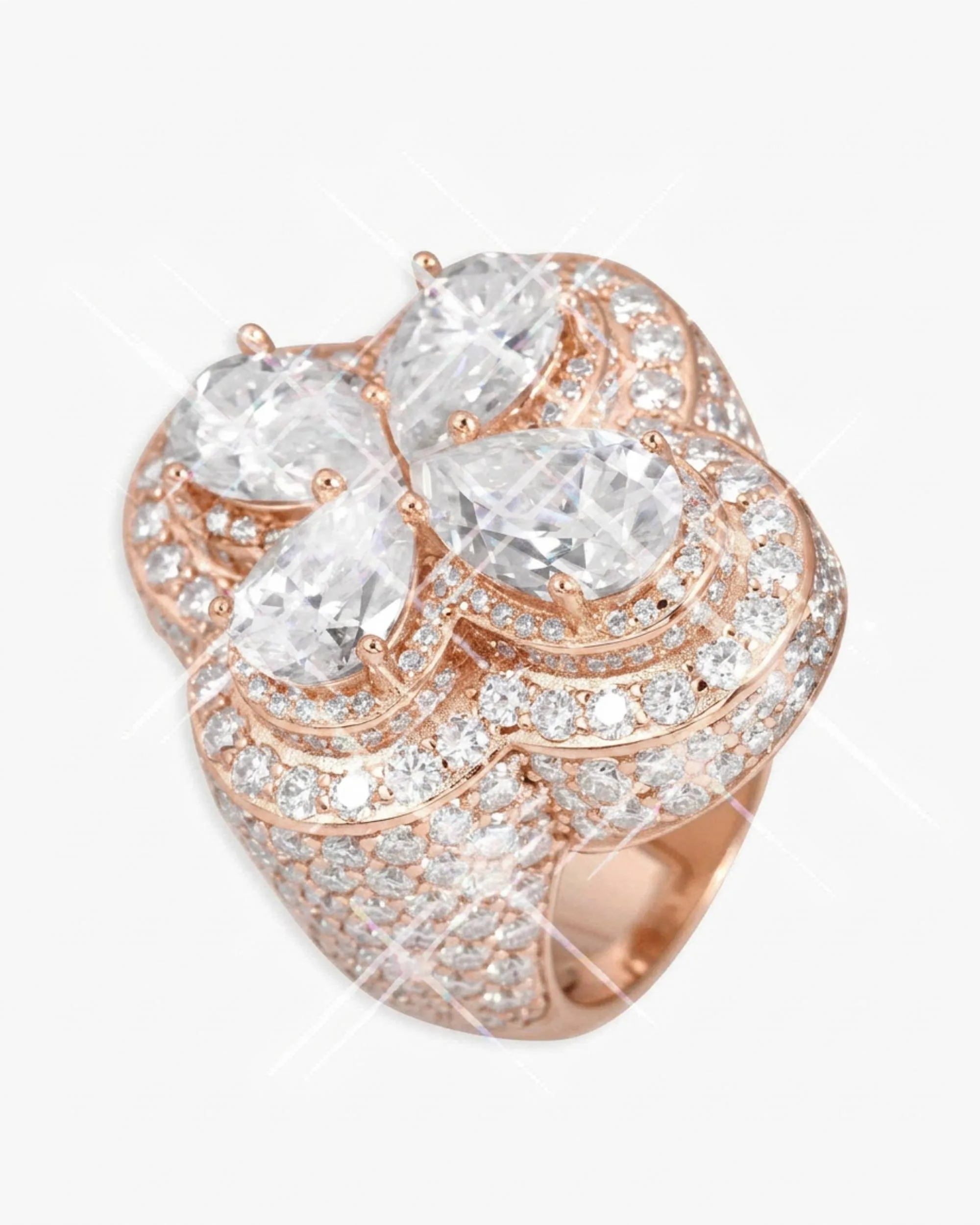 Four Leaf Clover Ring 14K Gold (view 6 of 15)