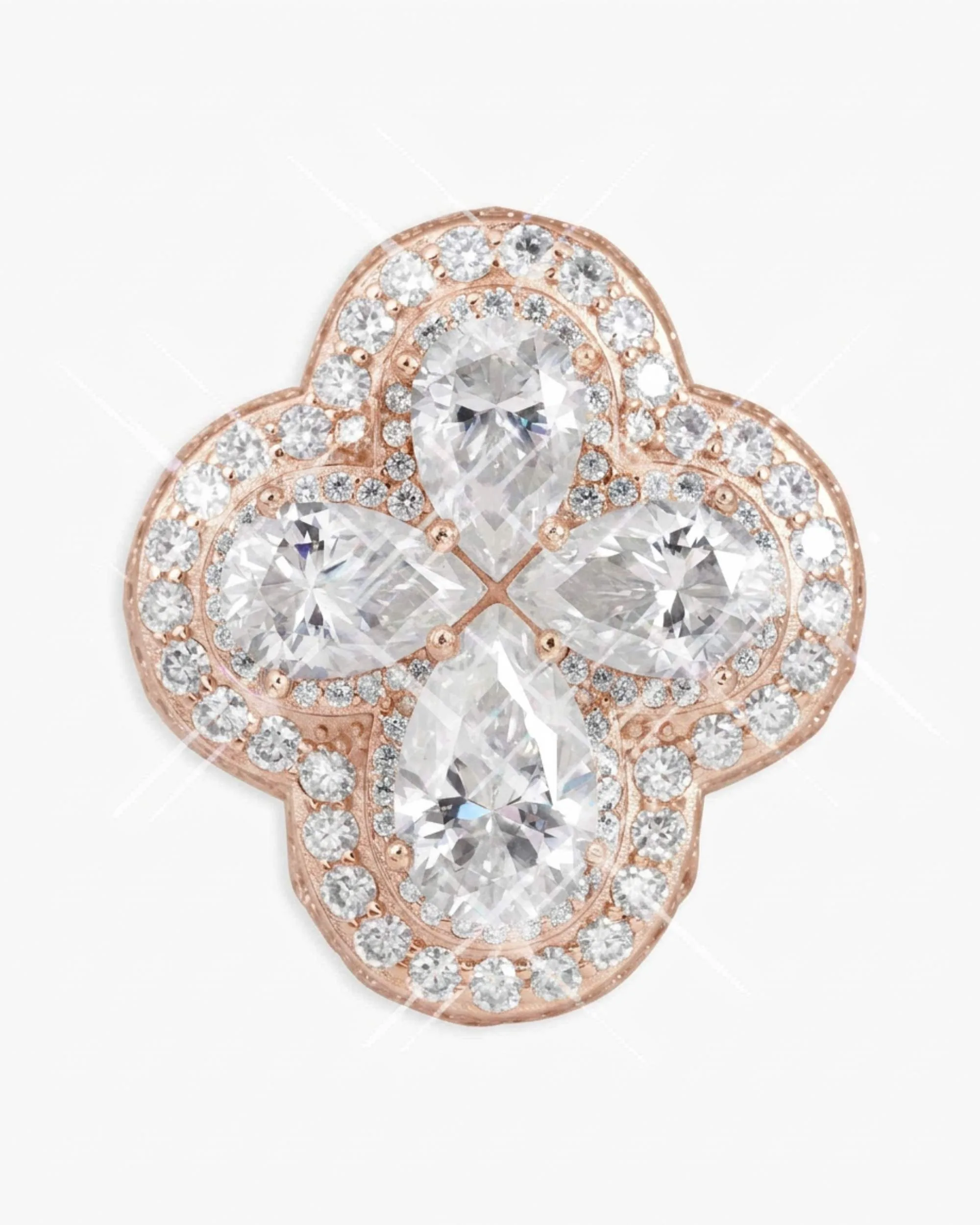 Four Leaf Clover Ring 14K Gold (view 8 of 15)