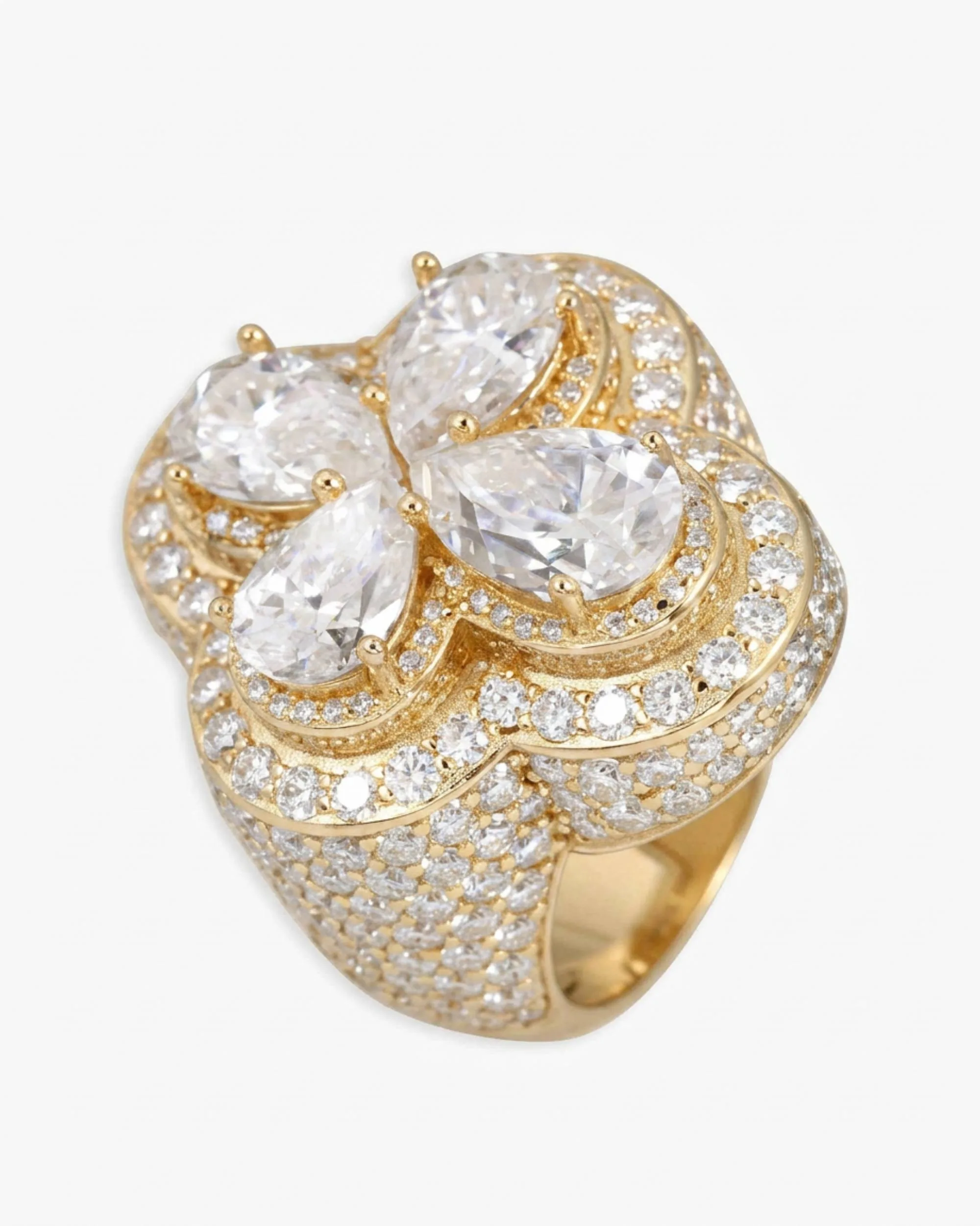 Four Leaf Clover Ring 14K Gold (view 10 of 15)