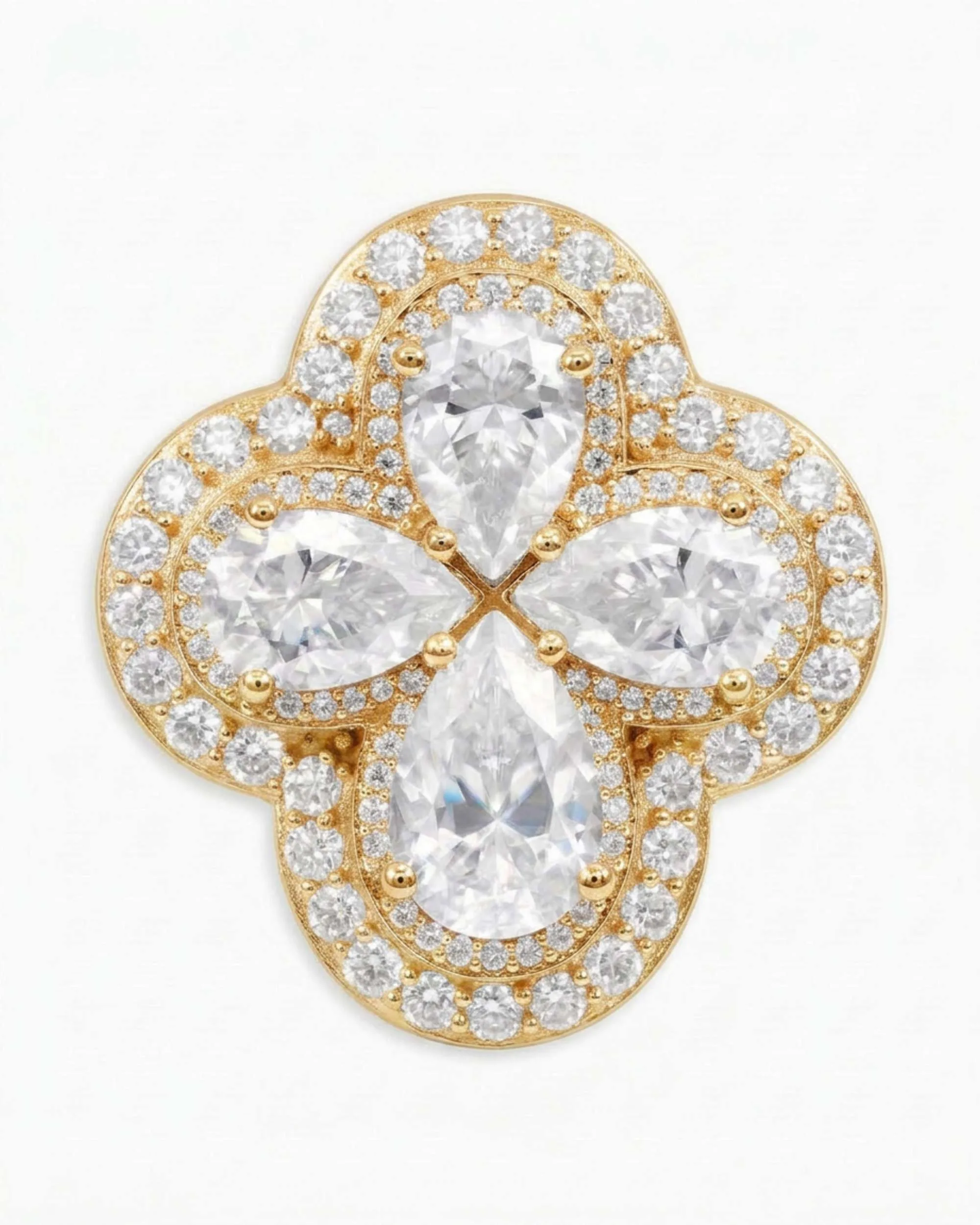 Four Leaf Clover Ring 14K Gold (view 12 of 15)
