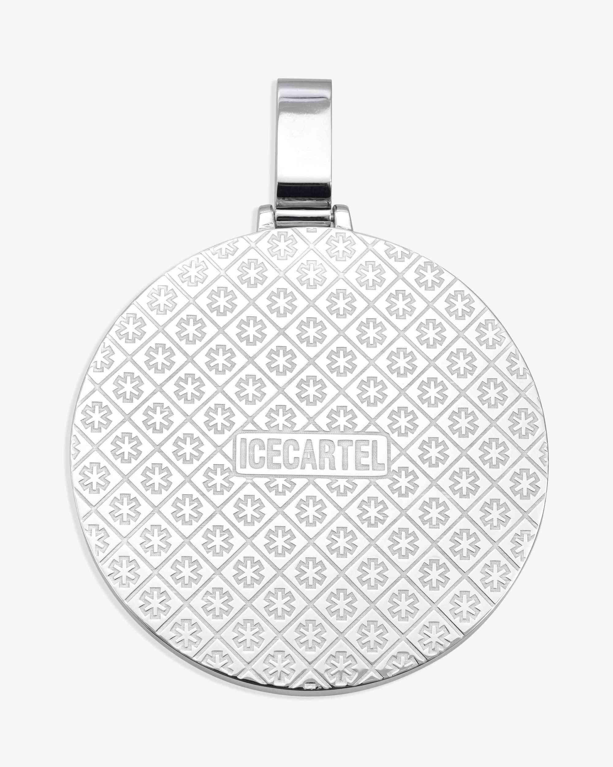 "Harlem" Custom Circle Pendant 14K Gold (view 3 of 4)