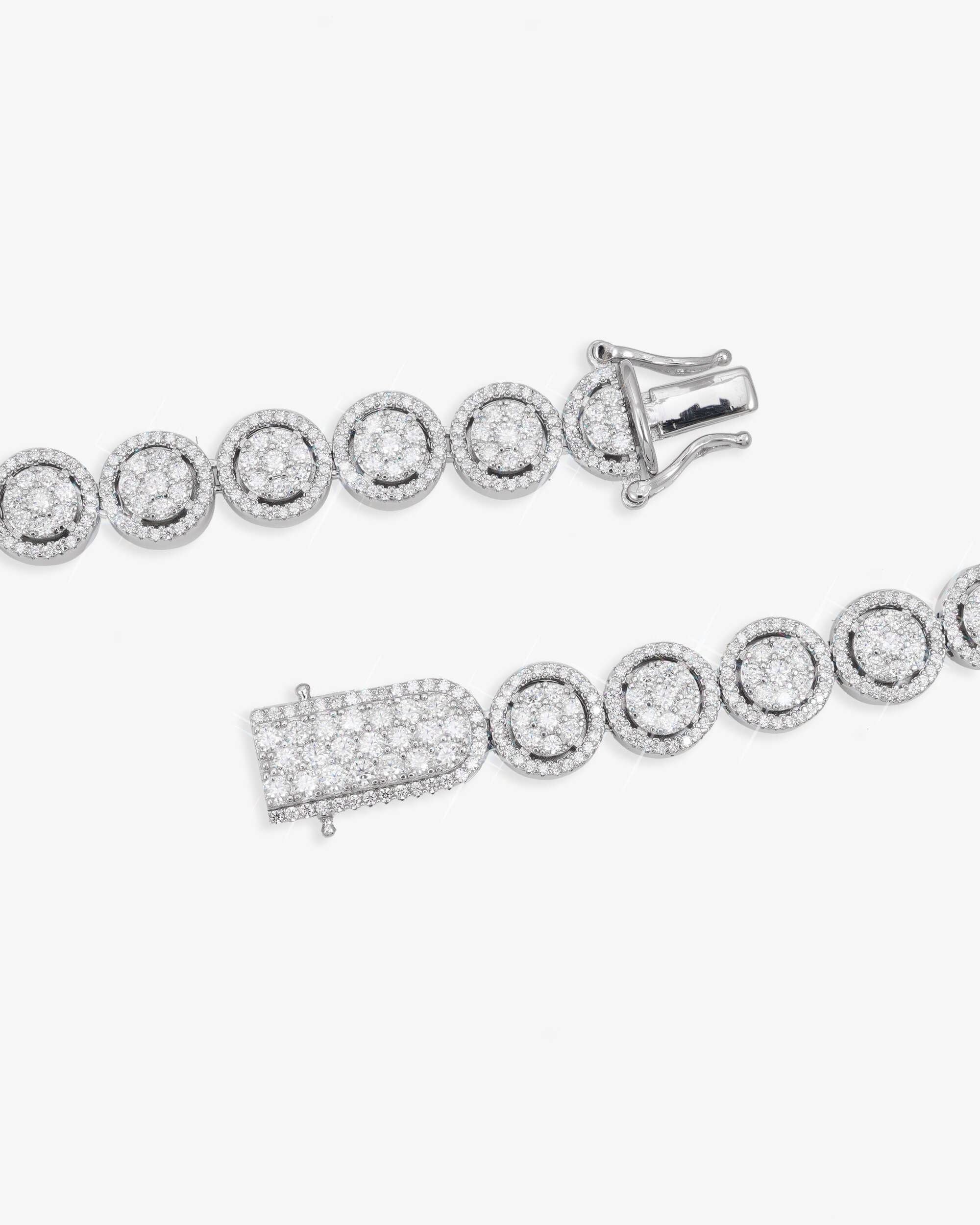10MM Iced Out VVS Bezel Set Tennis Chain 14K Gold (view 4 of 18)