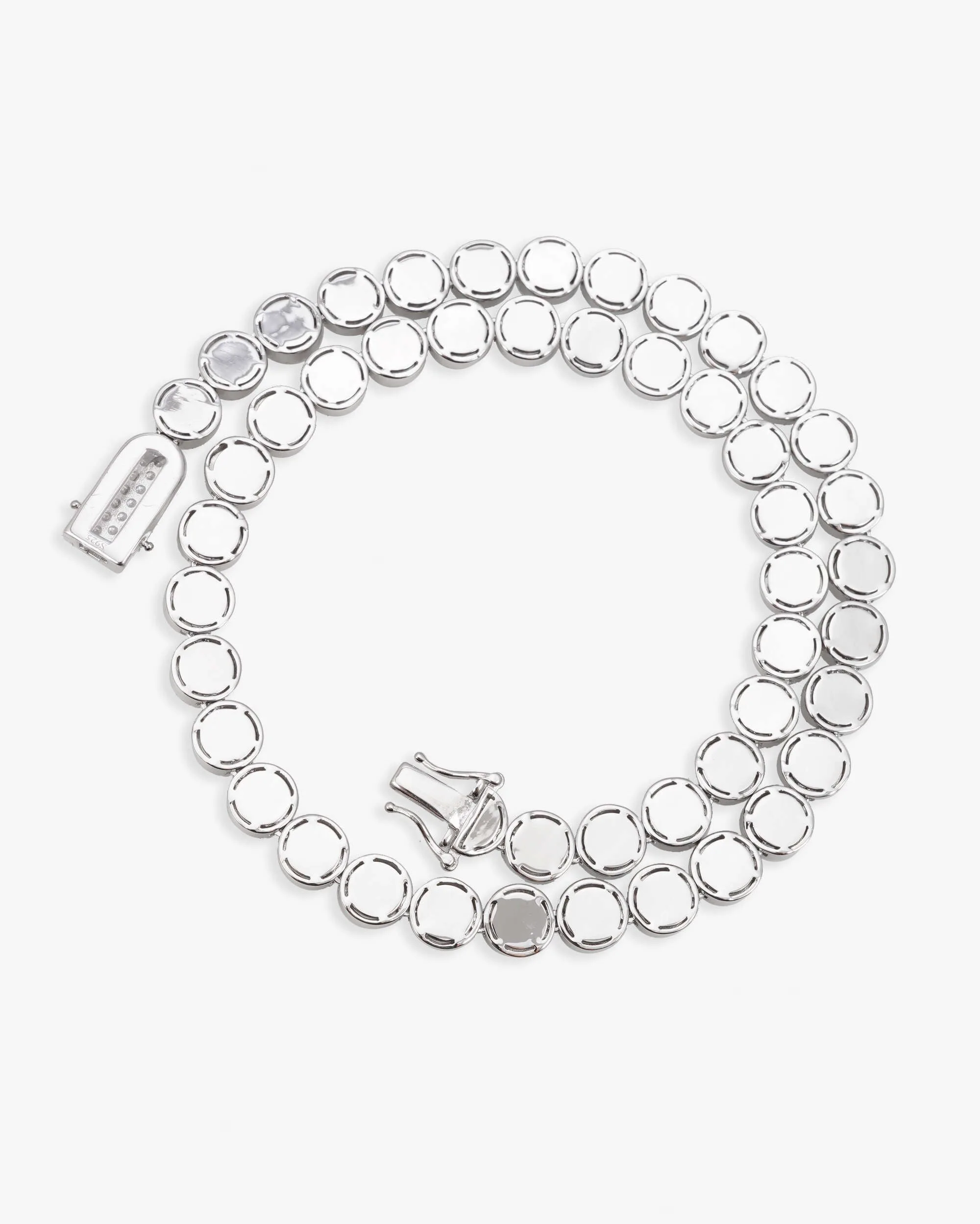 10MM Iced Out VVS Bezel Set Tennis Chain 14K Gold (view 6 of 18)