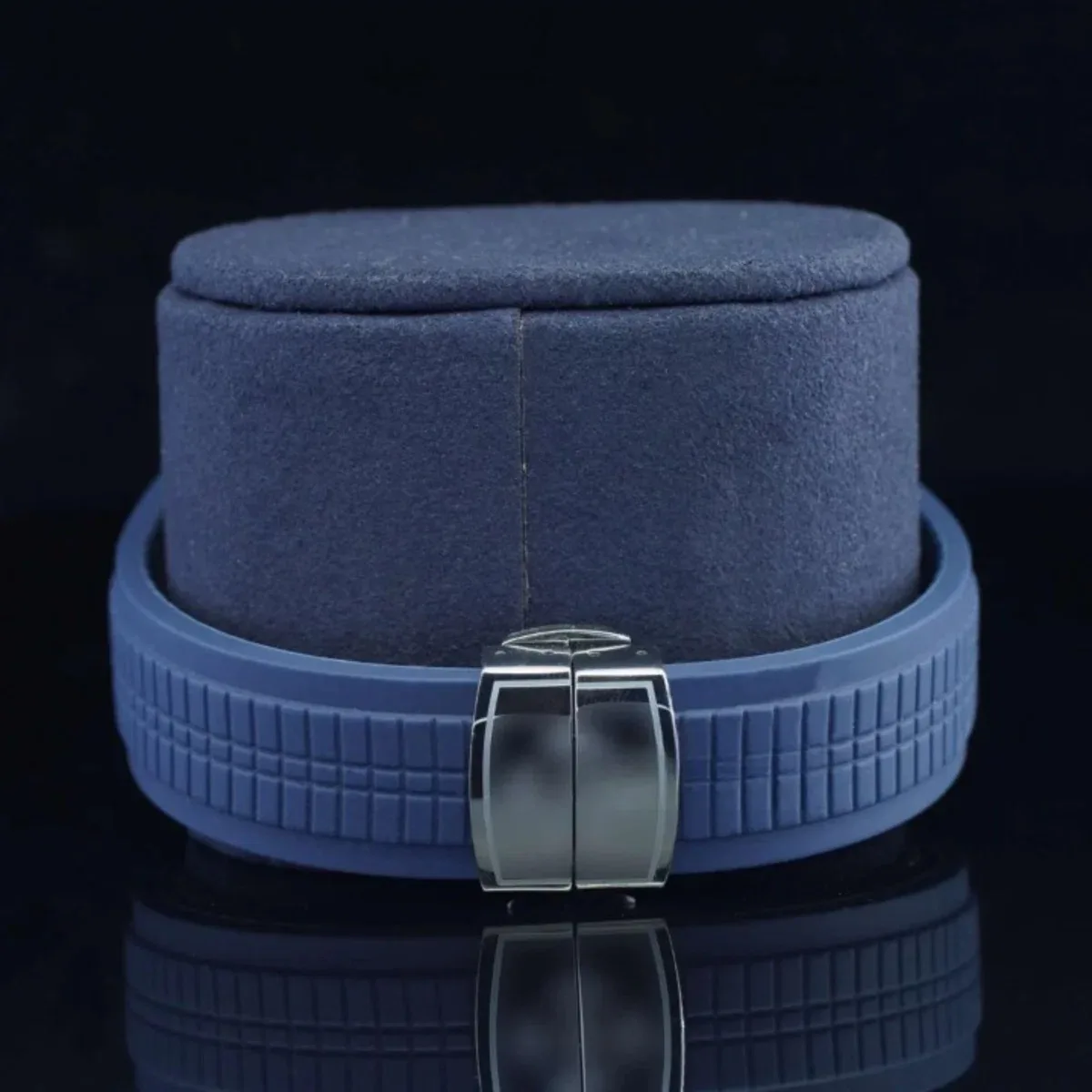 Iced Out Lab Diamond Watch Blue Color Belt Automatic Watch For Men (view 5 of 5)
