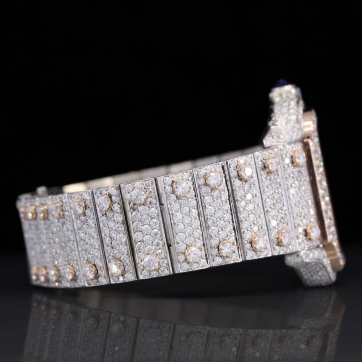 Iced Out Moissanite Watch Hip Hop Automatic Watch For Men (view 5 of 7)