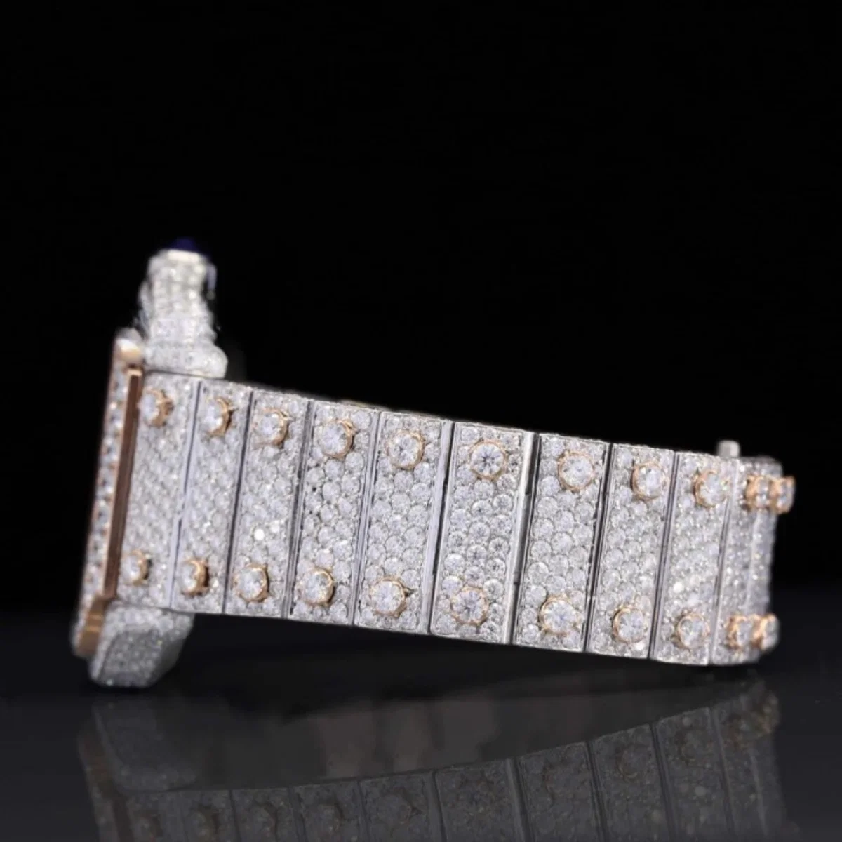 Iced Out Moissanite Watch Hip Hop Automatic Watch For Men (view 6 of 7)