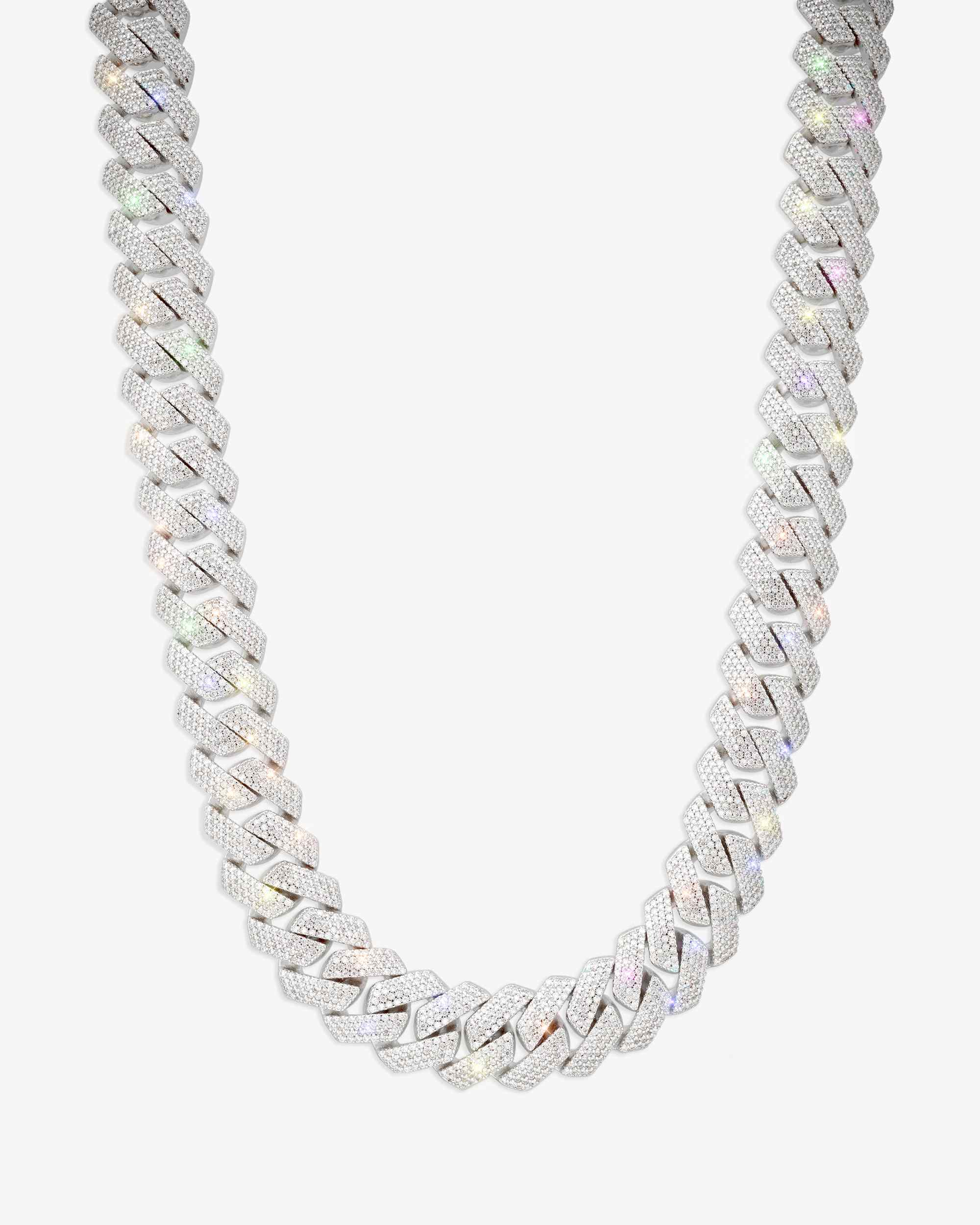 Moissanite Cuban Link Chain 14K Gold (ALL SIZES)