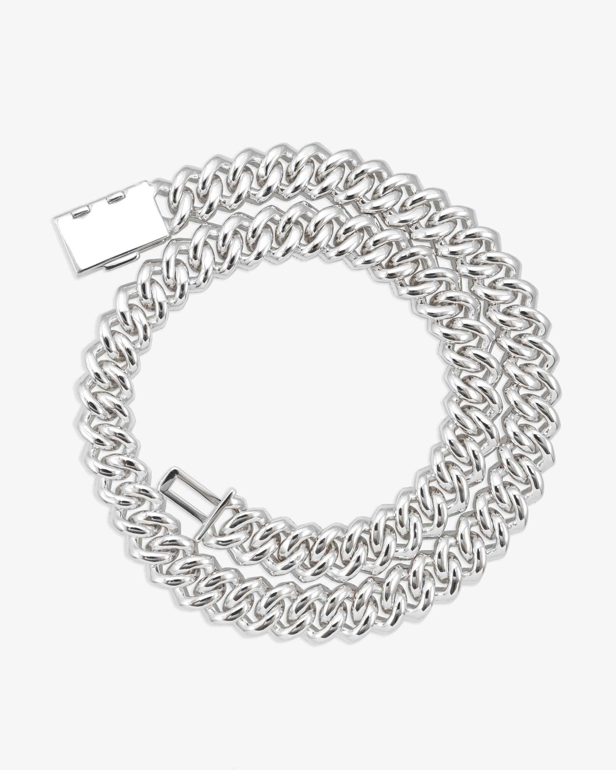 Moissanite Cuban Link Chain 14K Gold (ALL SIZES) (view 6 of 33)