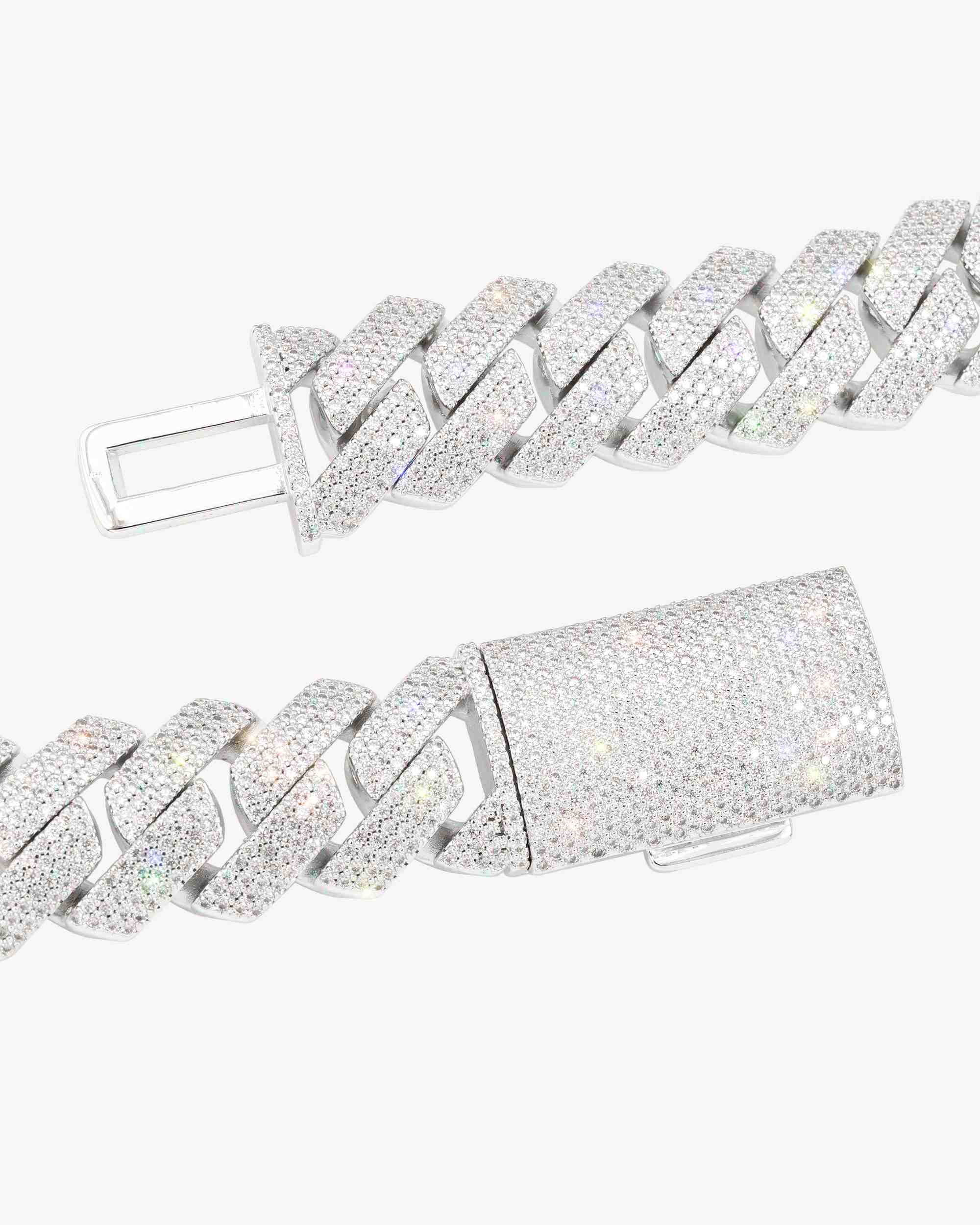 Moissanite Cuban Link Chain 14K Gold (ALL SIZES) (view 13 of 33)