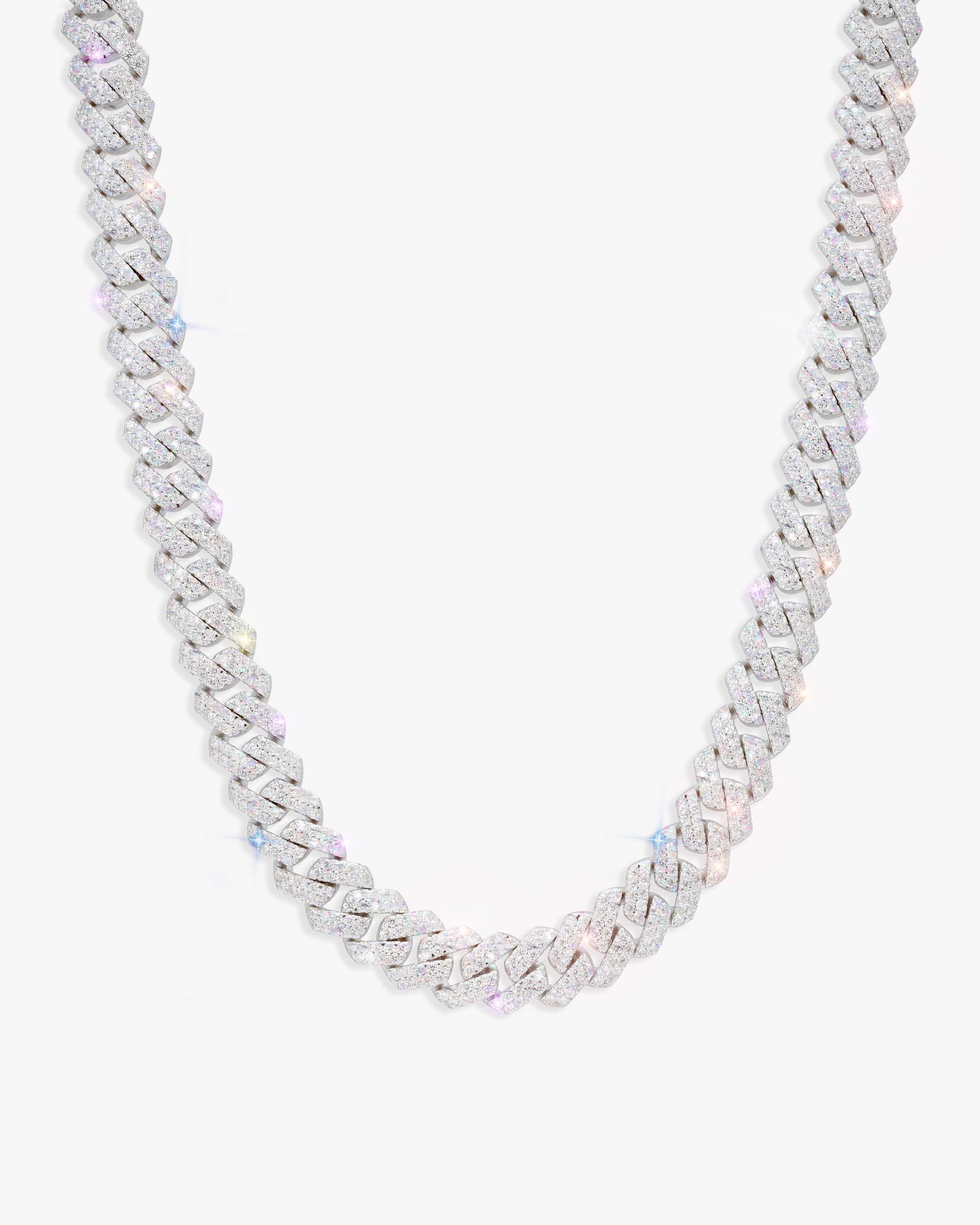 Moissanite Cuban Link Chain 14K Gold (ALL SIZES) (view 19 of 33)