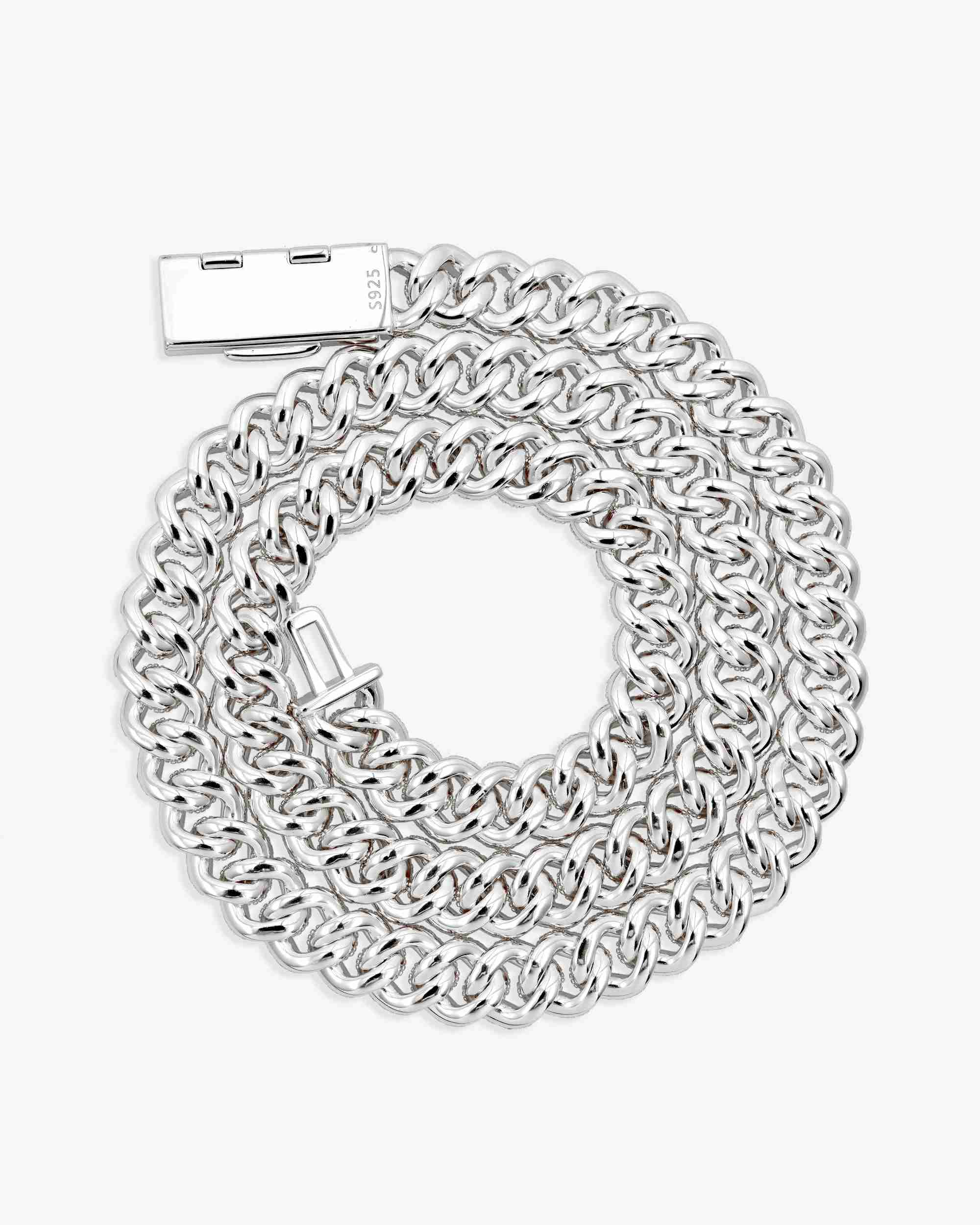 Moissanite Cuban Link Chain 14K Gold (ALL SIZES) (view 22 of 33)