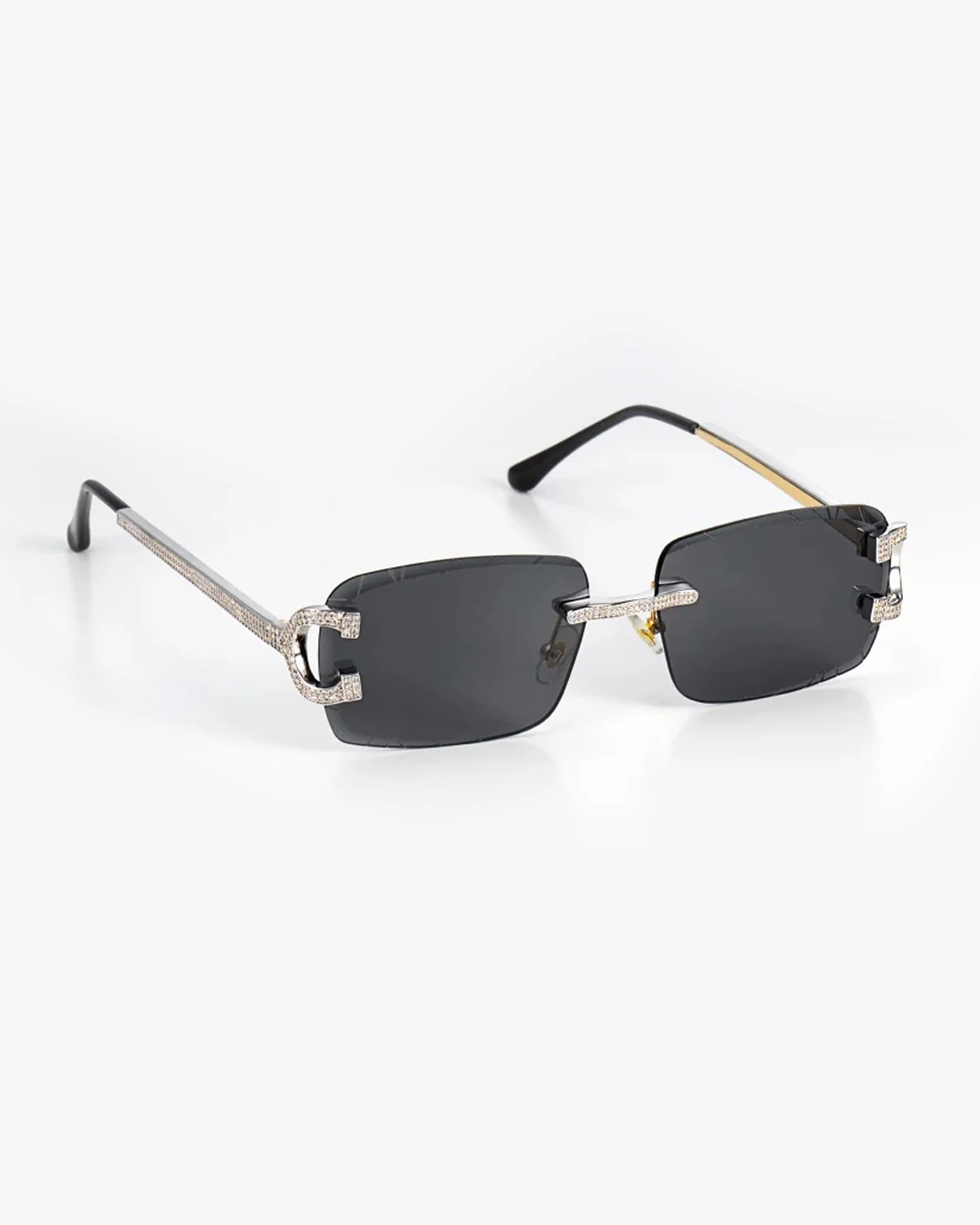 Moissanite Diamond Classic Sunglasses 14K Gold (view 13 of 13)