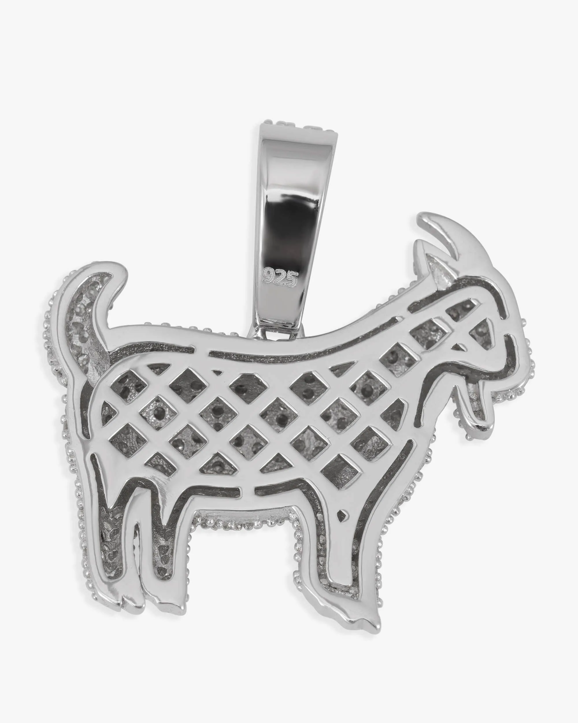 Moissanite GOAT Pendant 14K Gold (view 2 of 10)