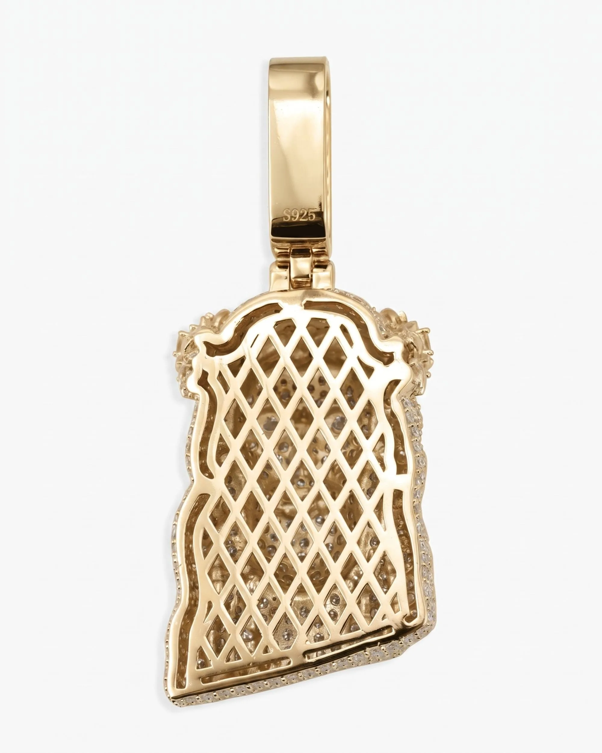 Moissanite Jesus Piece 14K Gold - pendant (view 5 of 7)