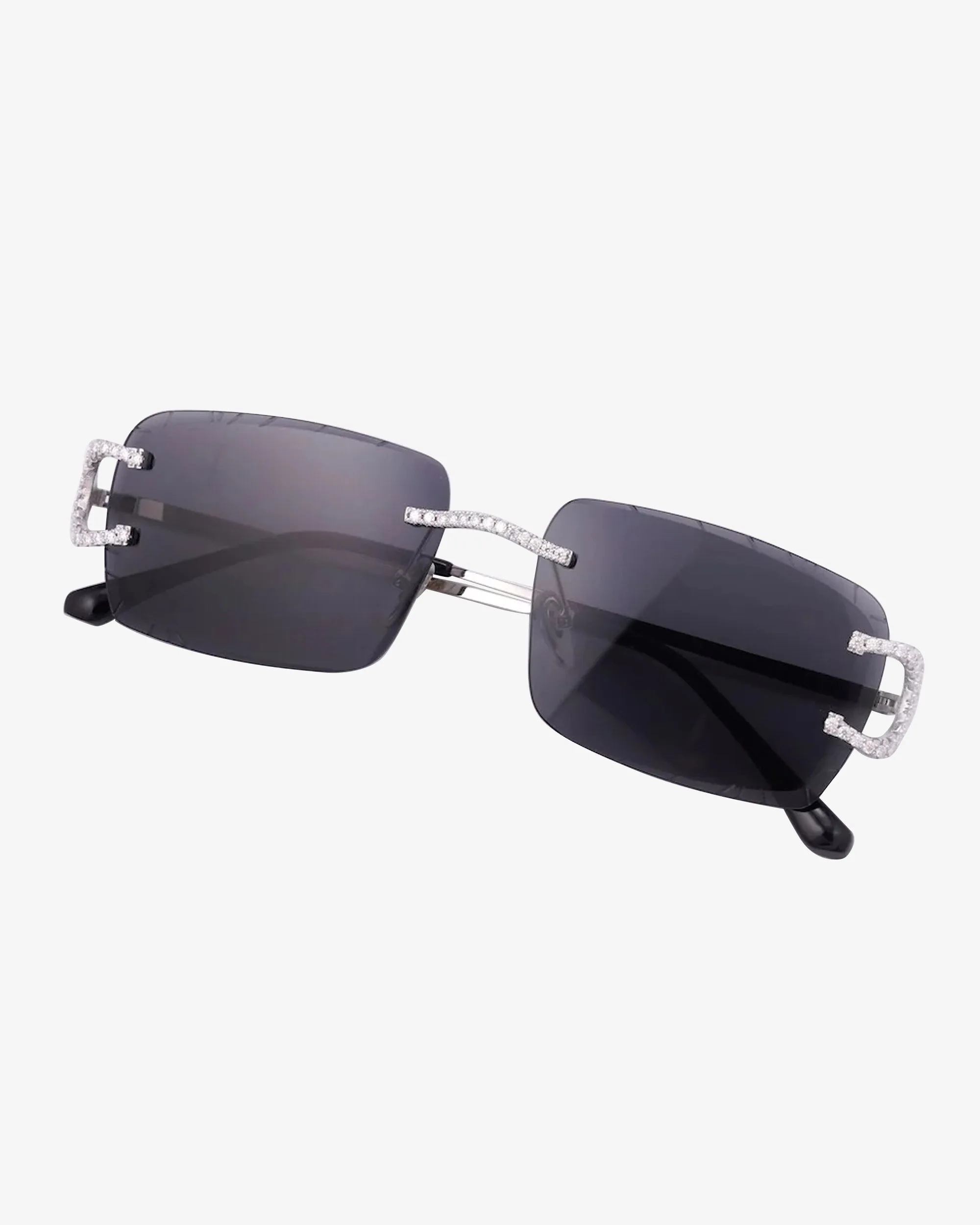 Moissanite Prong Sunglasses 14K Gold (view 10 of 17)