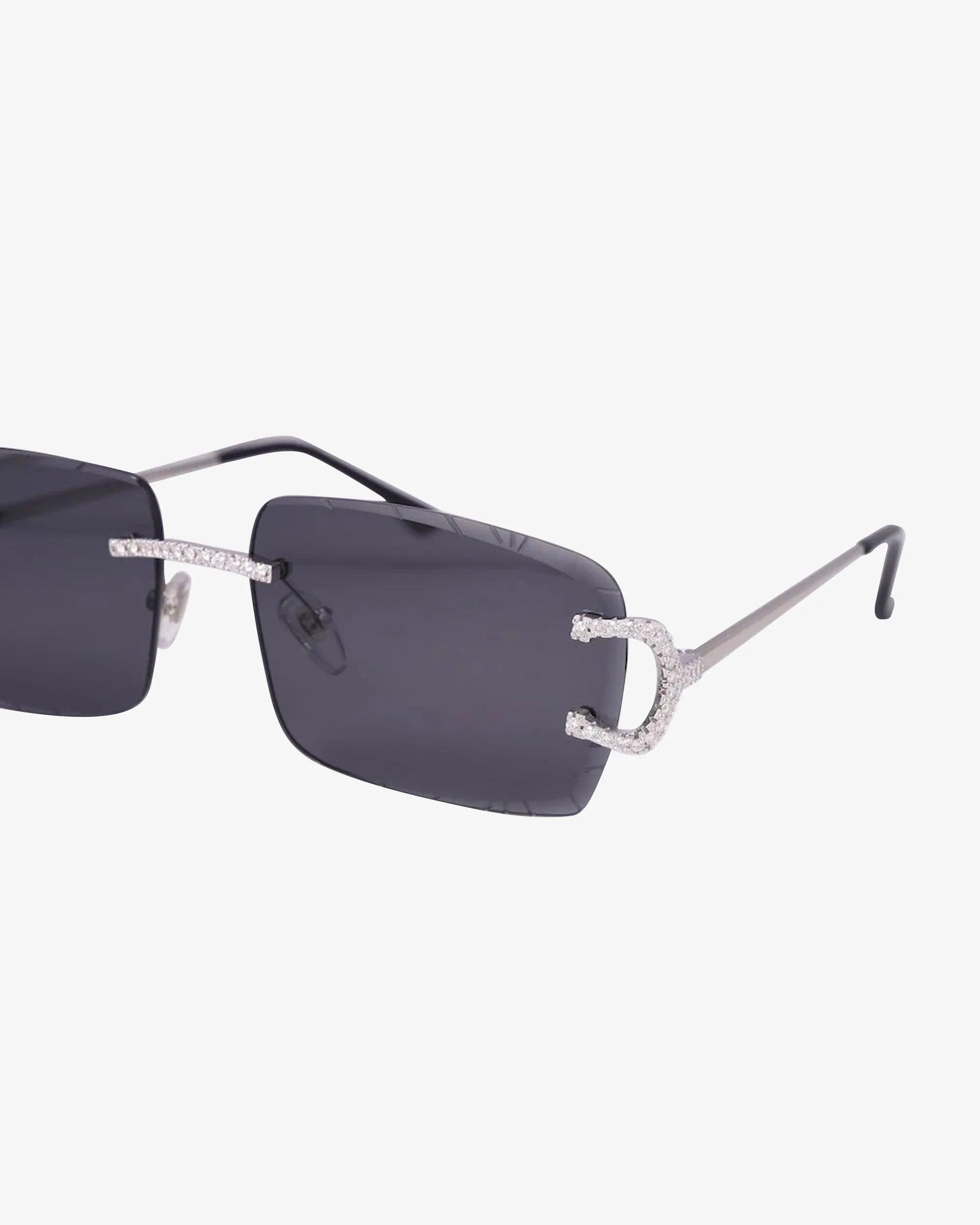 Moissanite Prong Sunglasses 14K Gold (view 11 of 17)