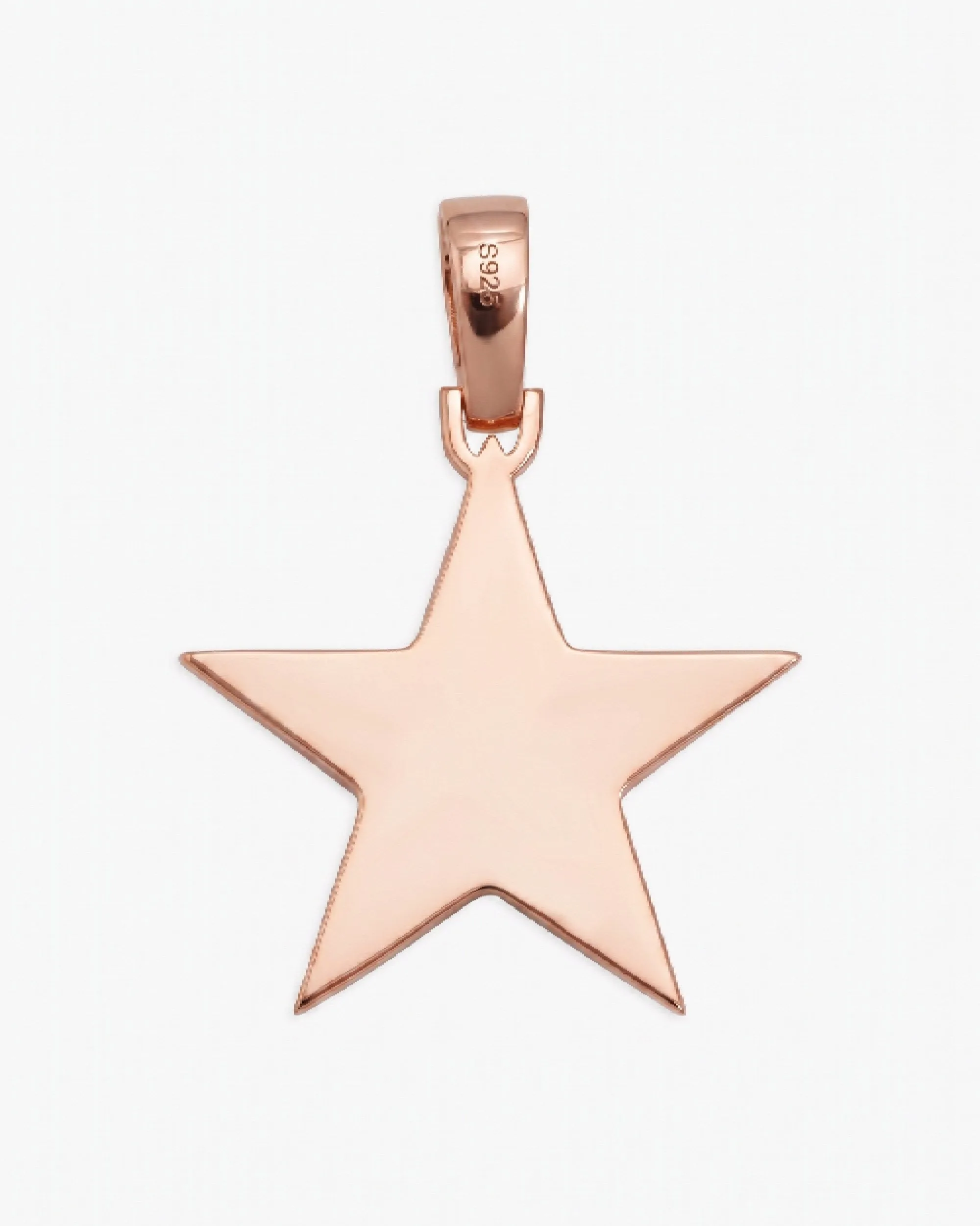 Moissanite Star Pendant 14K Gold (view 11 of 12)